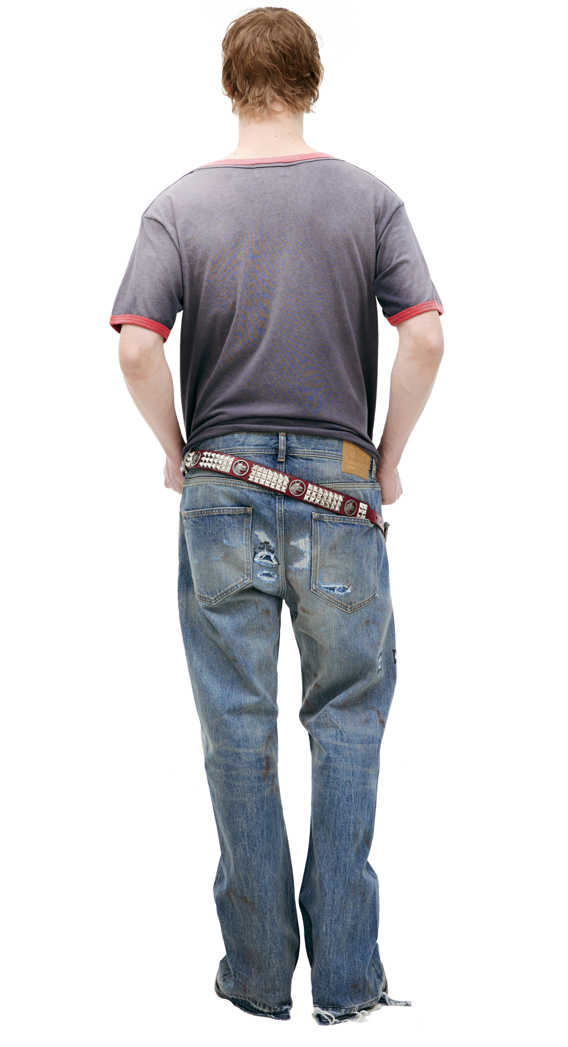 Enfants Riches Déprimés Джинсы с потертостями