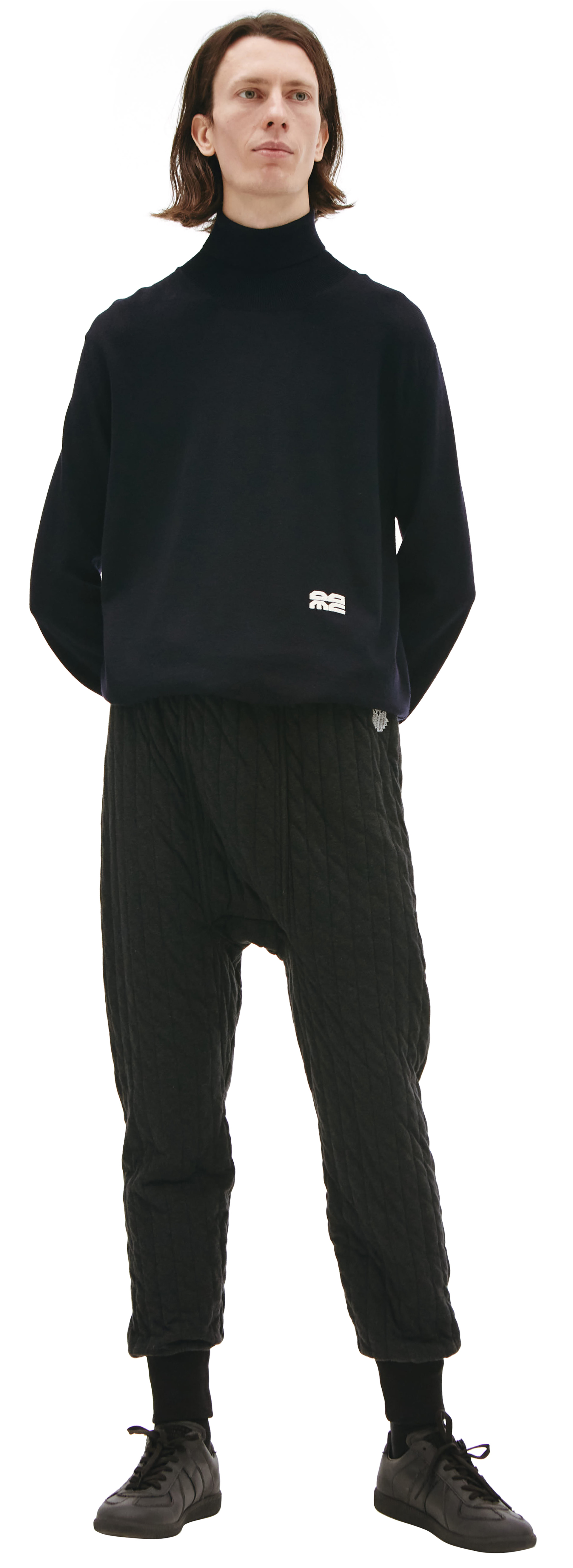 Maison Margiela Стеганые брюки из хлопка