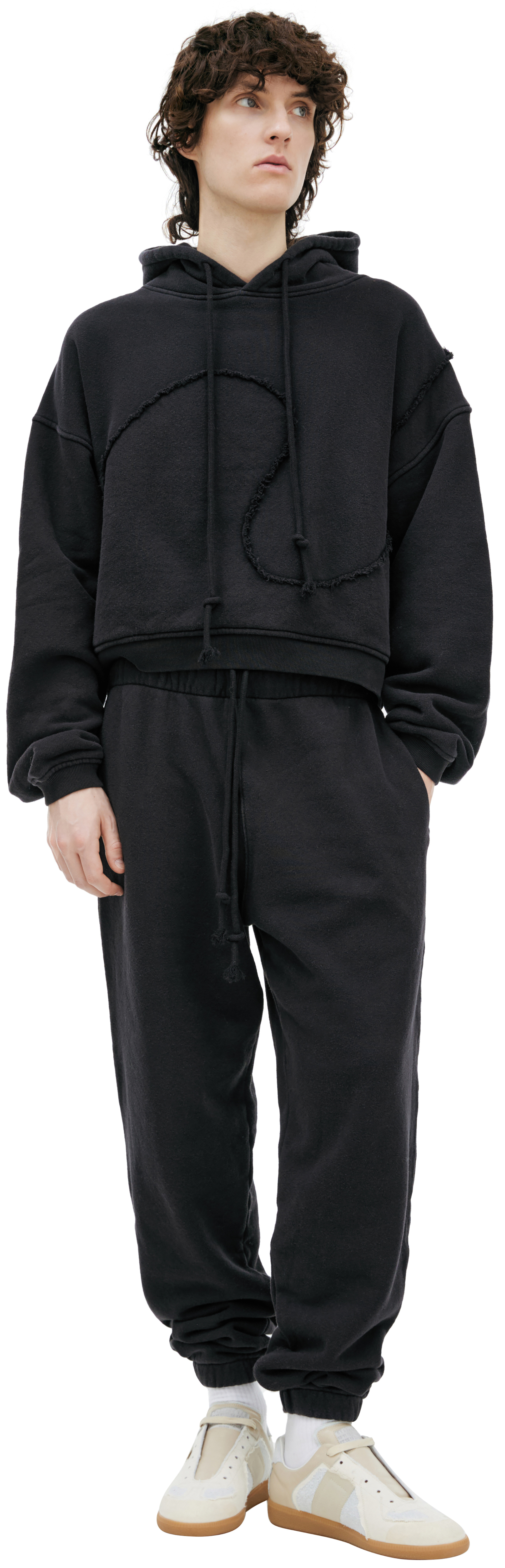 ERL Черные брюки из хлопка