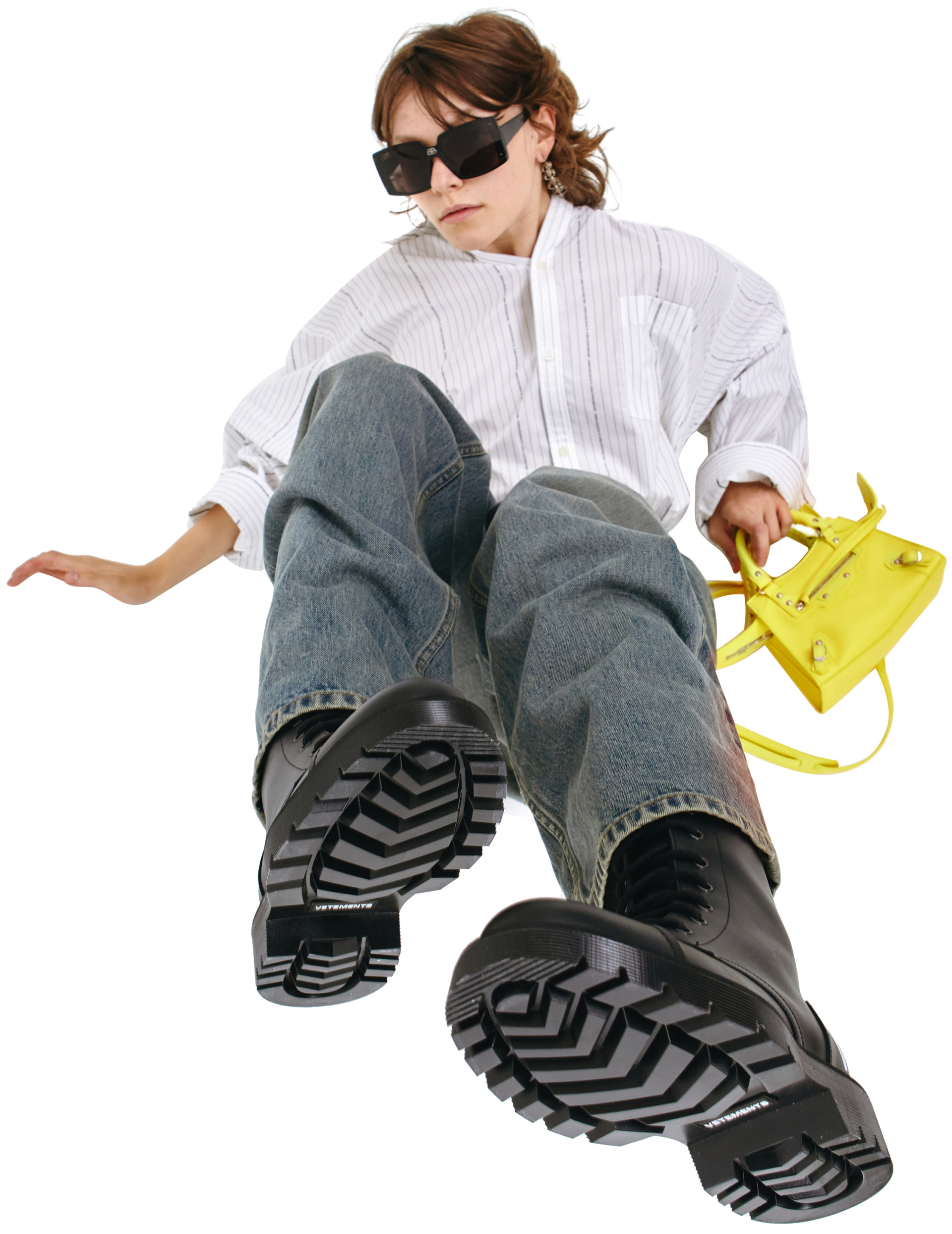 Balenciaga Желтая сумка Neo Classic Mini