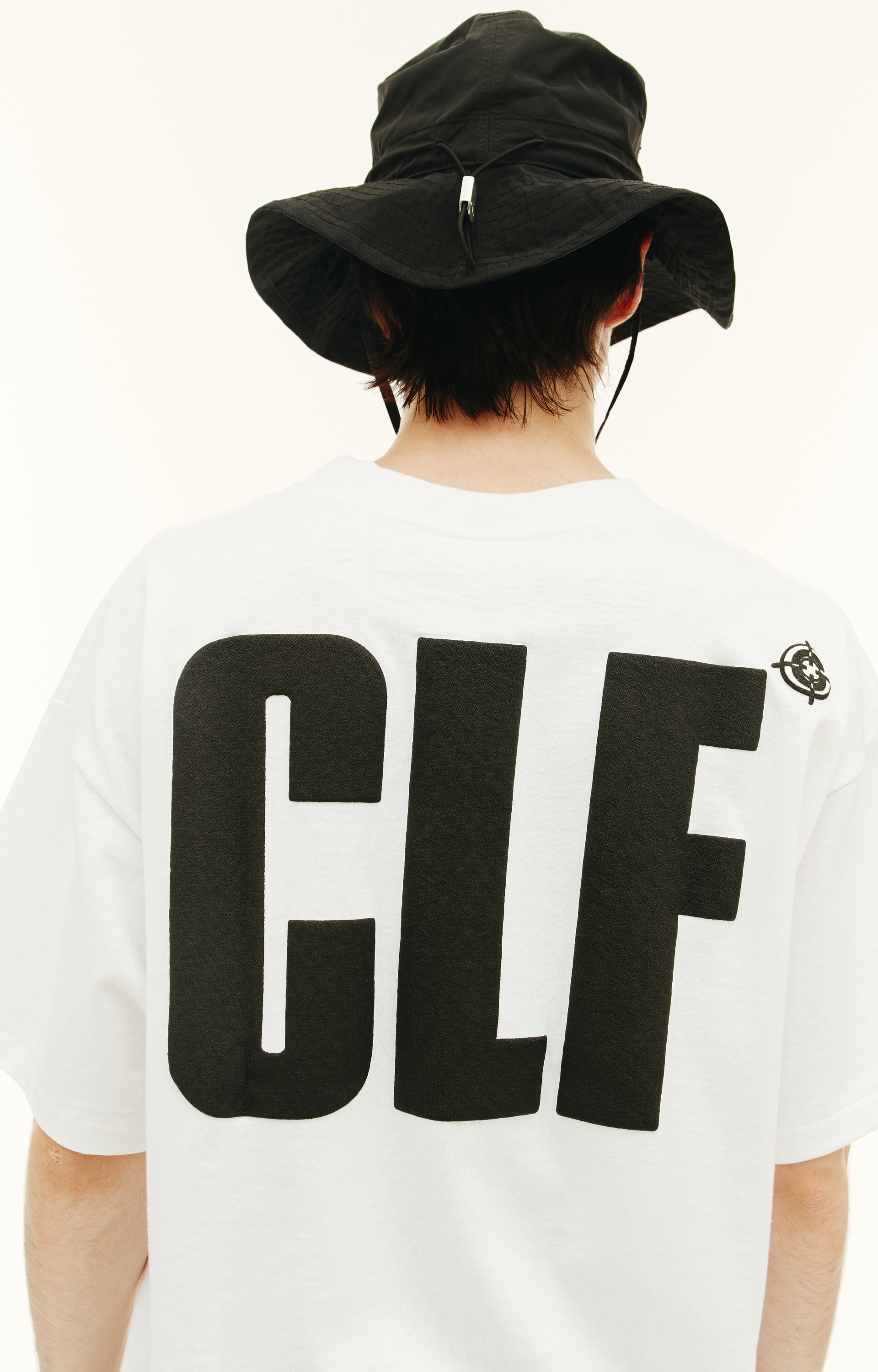 Readymade Футболка-RE-CO-WH-00-00-201 принт смайл на груди, CLF на спине, белый