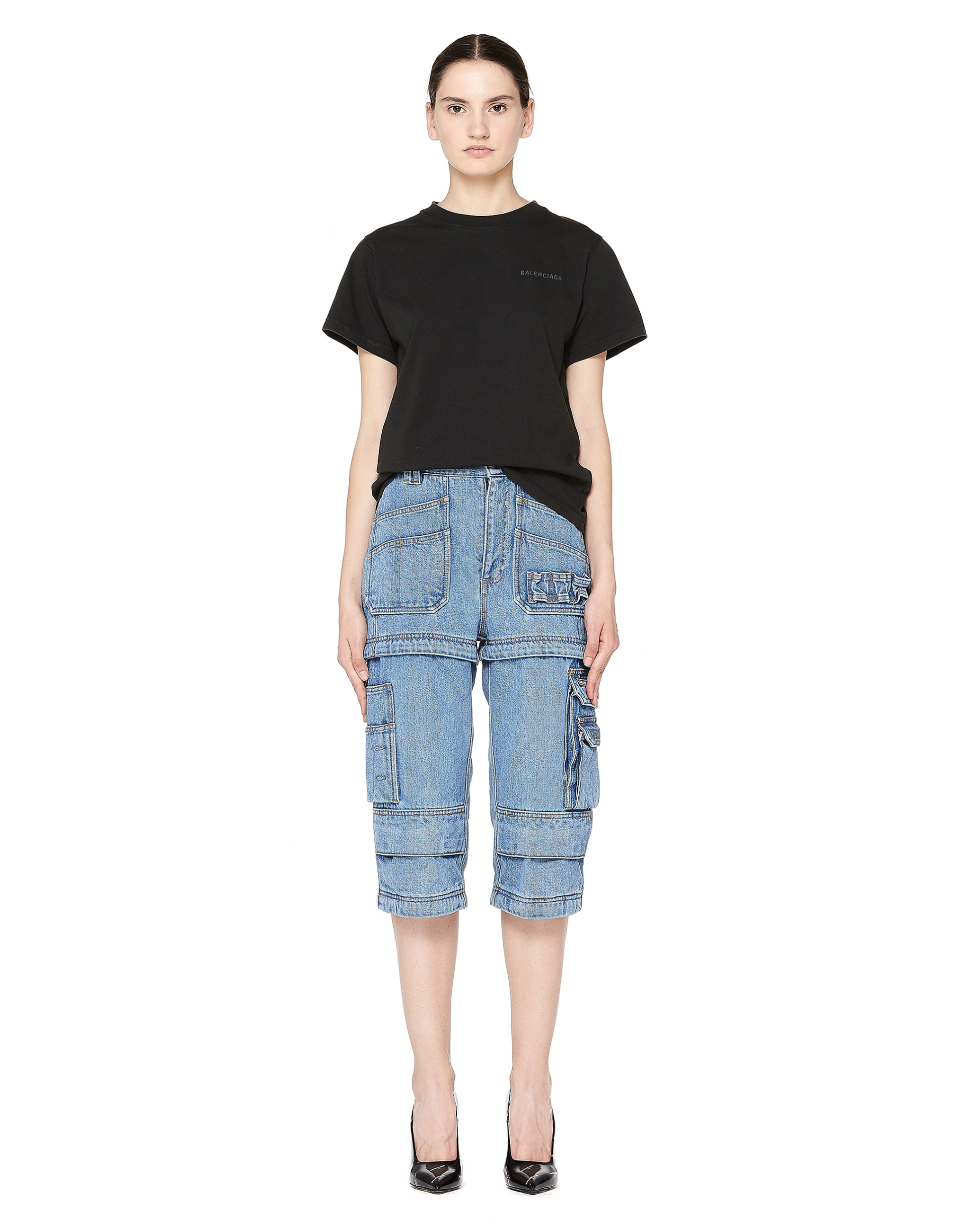 Balenciaga Синие джинсы карго
