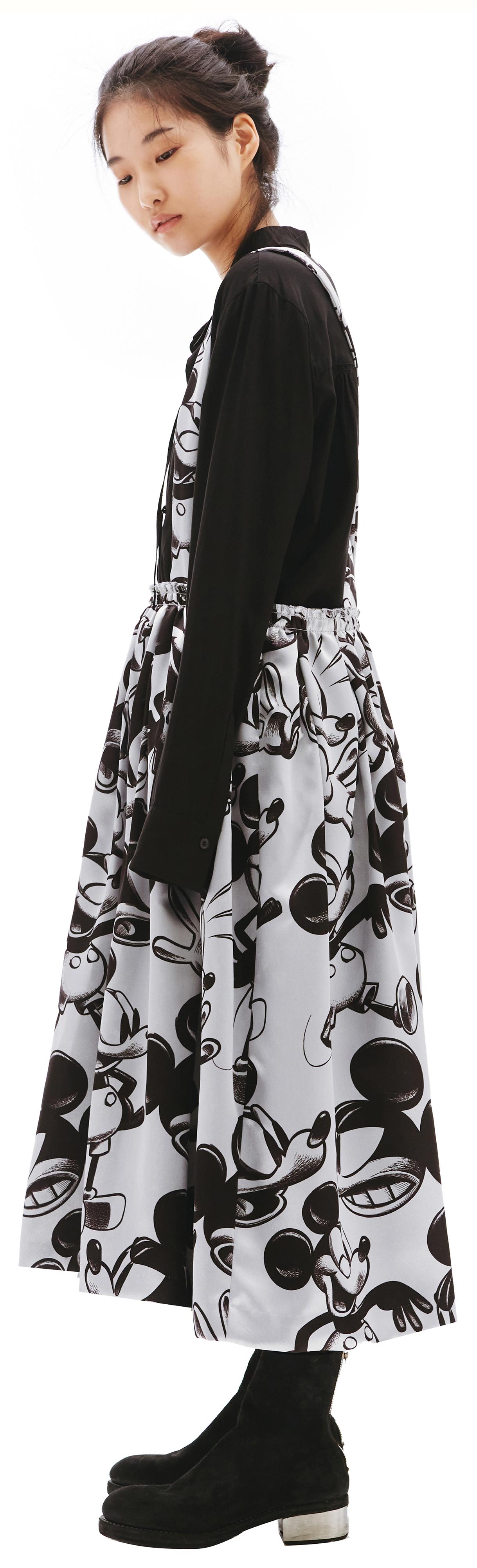 Comme des Garcons CdG Юбка с принтом Мики Мауса