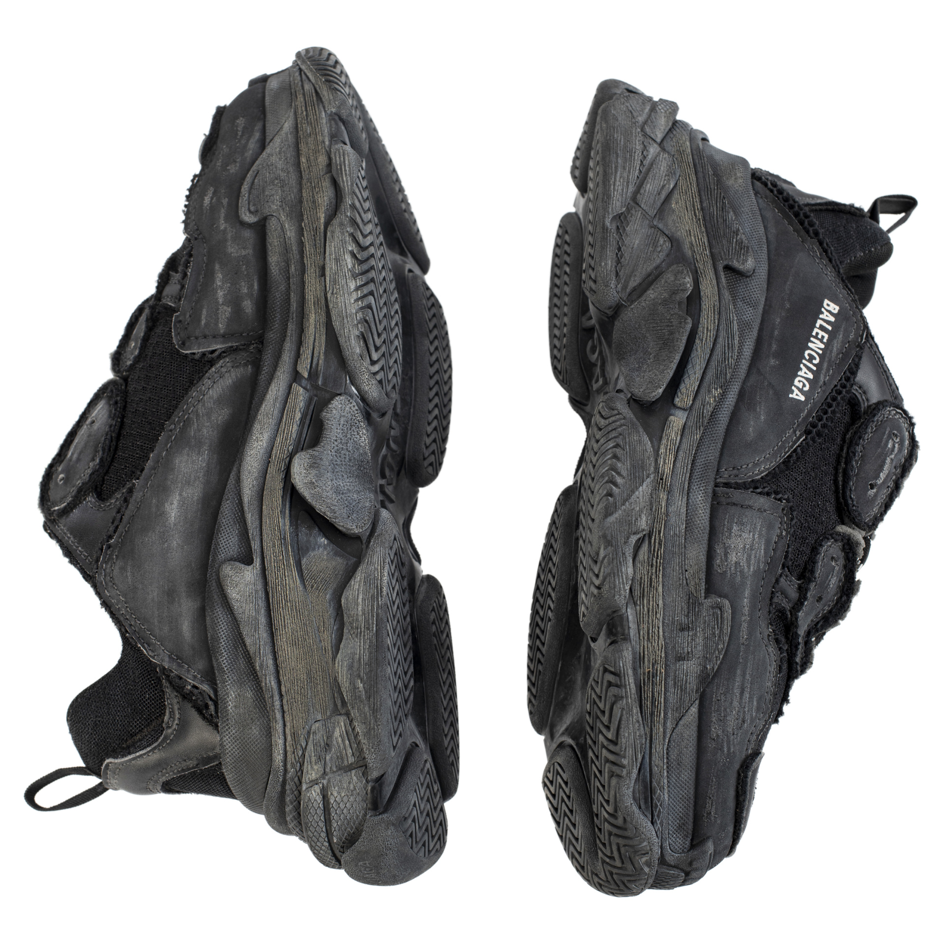 Balenciaga Черные кроссовки Triple S