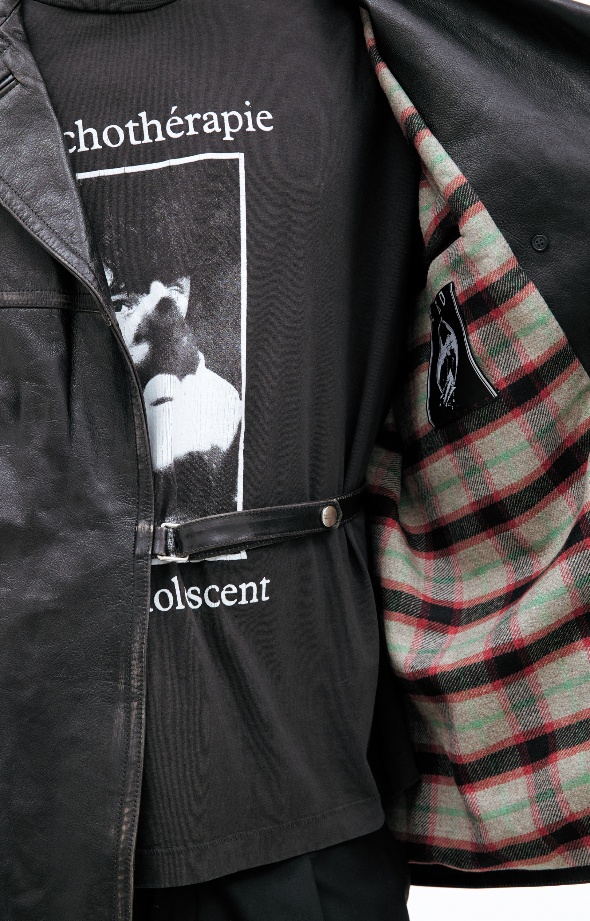 Enfants Riches Déprimés Двубортная куртка из кожи