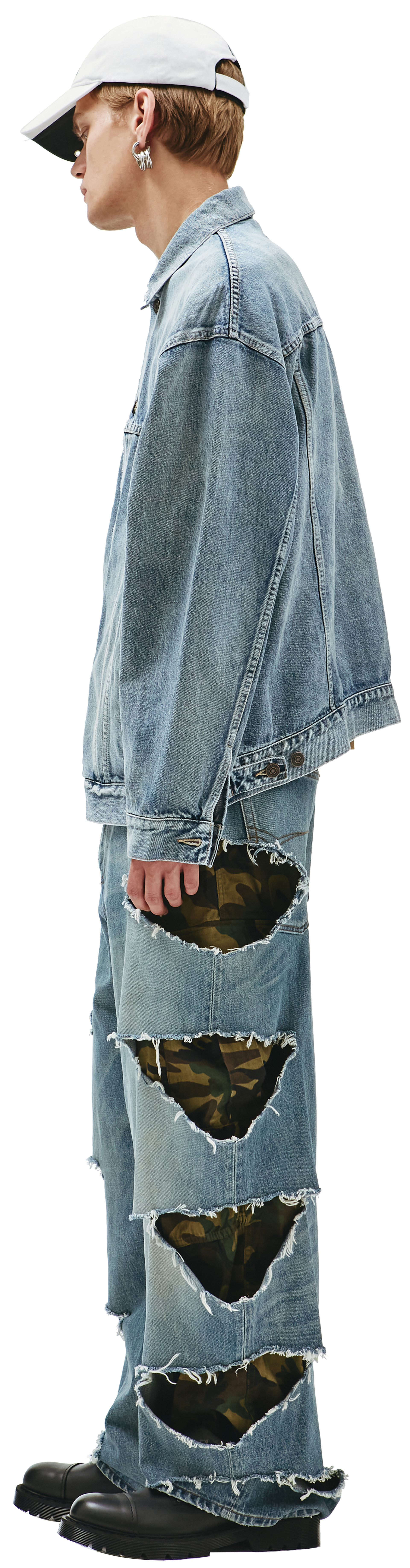 Balenciaga Джинсовая куртка с логотипом