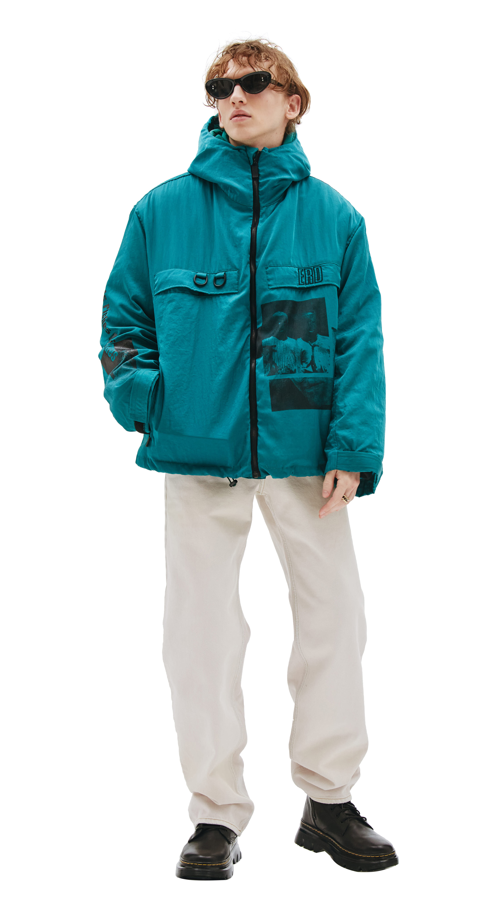 Enfants Riches Déprimés Оверсайз куртка Theatre for Dogs с принтами