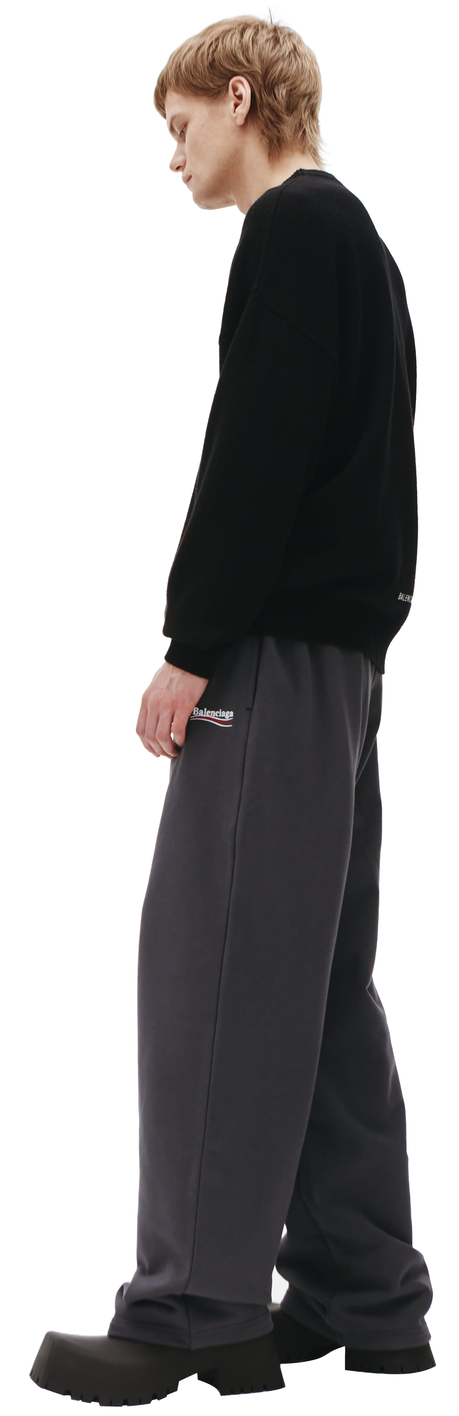 Balenciaga Черный свитер из кашемира