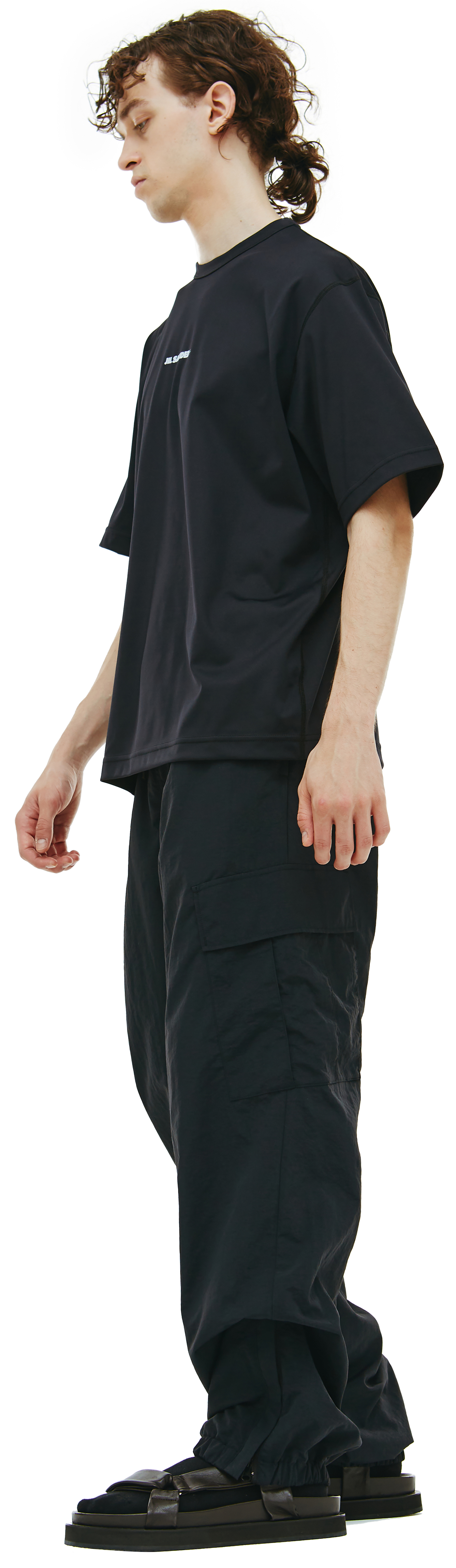 Jil Sander Черная футболка J+