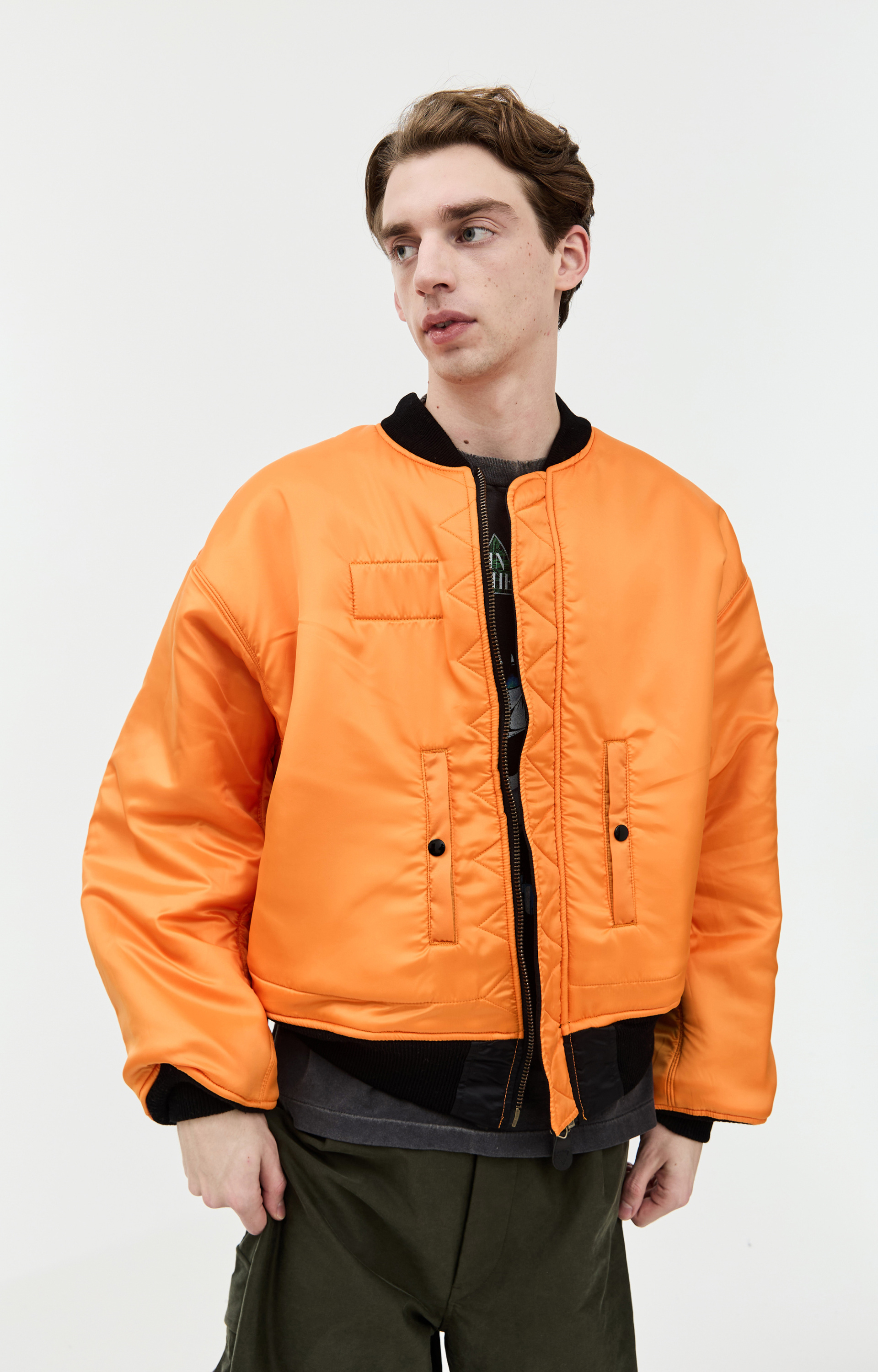 Saint Mxxxxxx Двусторонний бомбер на молнии