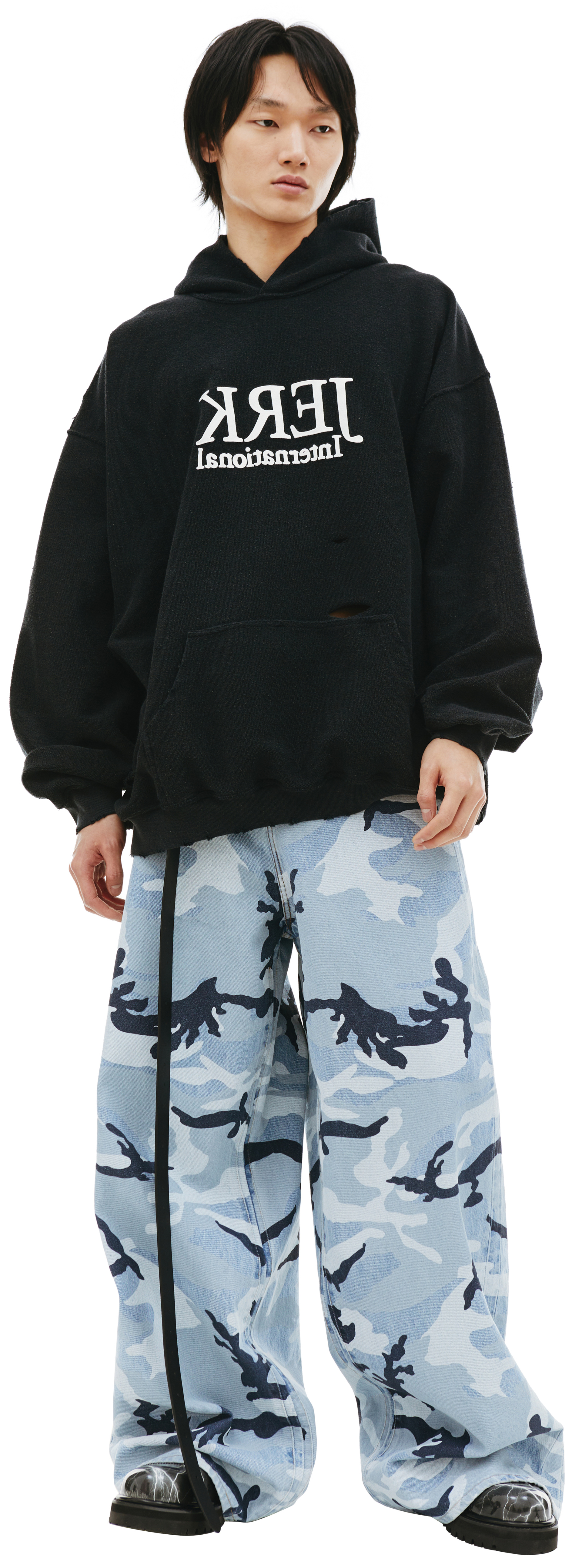 VETEMENTS Оверсайз худи Jerk