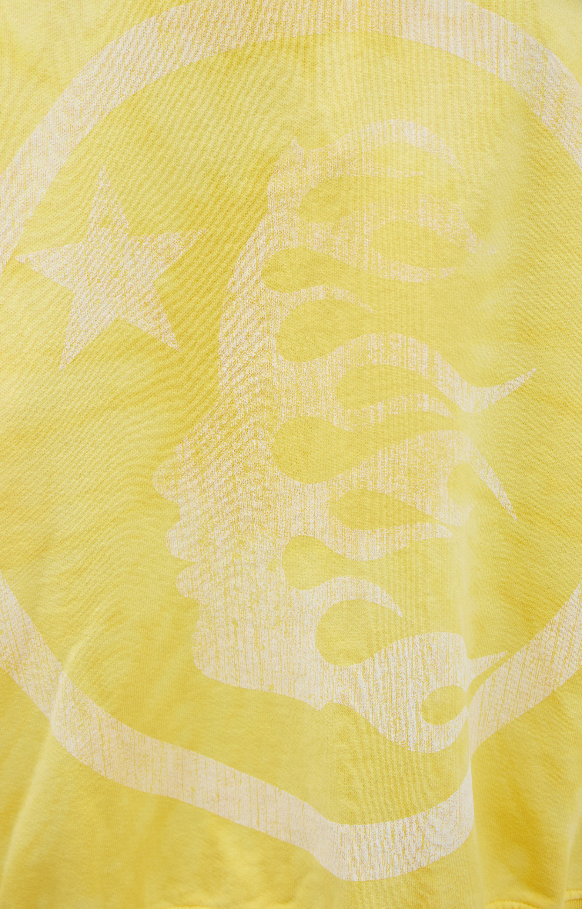 Hellstar Желтое худи с принтом