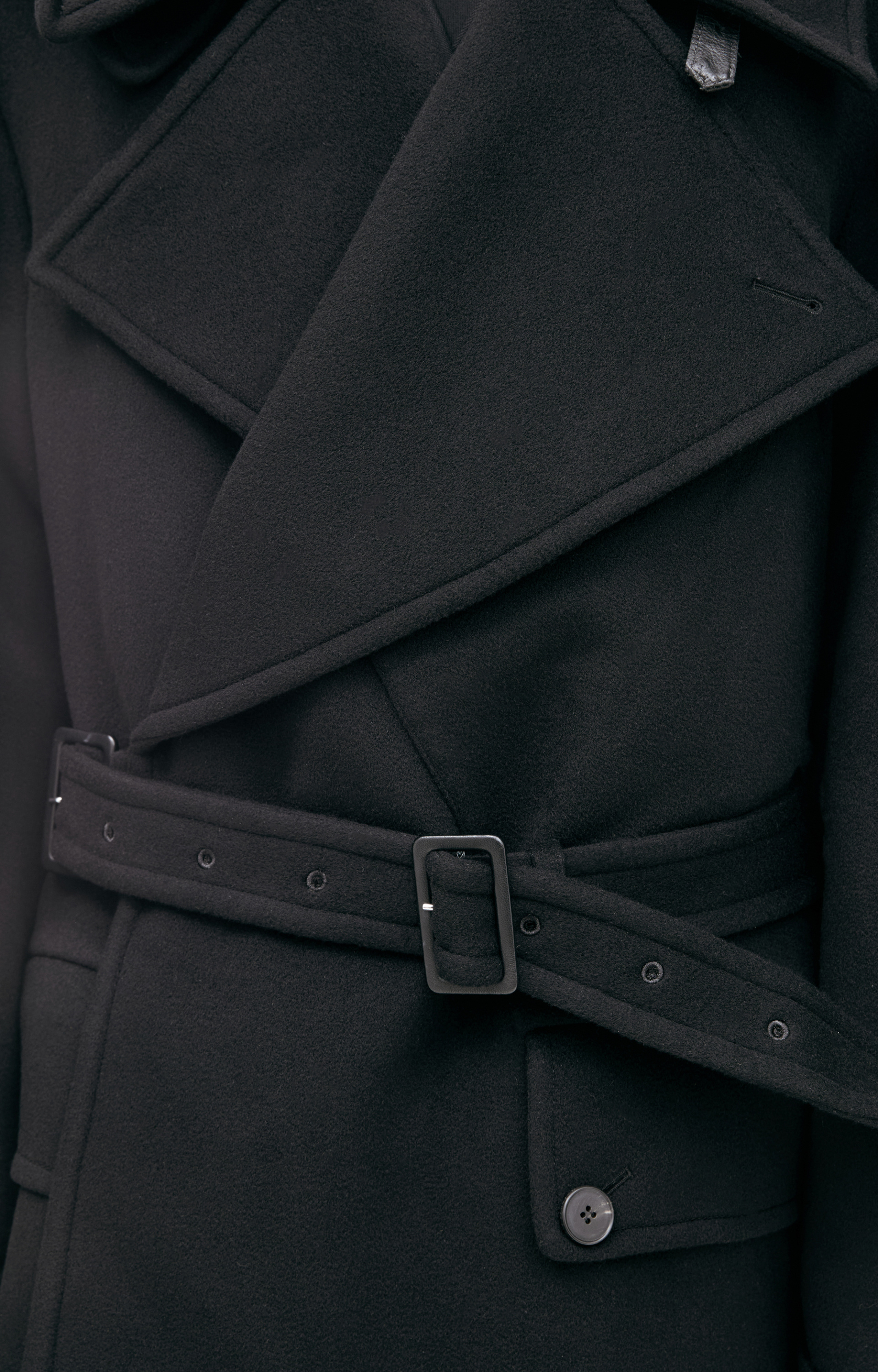 Enfants Riches Déprimés Черное пальто из кашемира