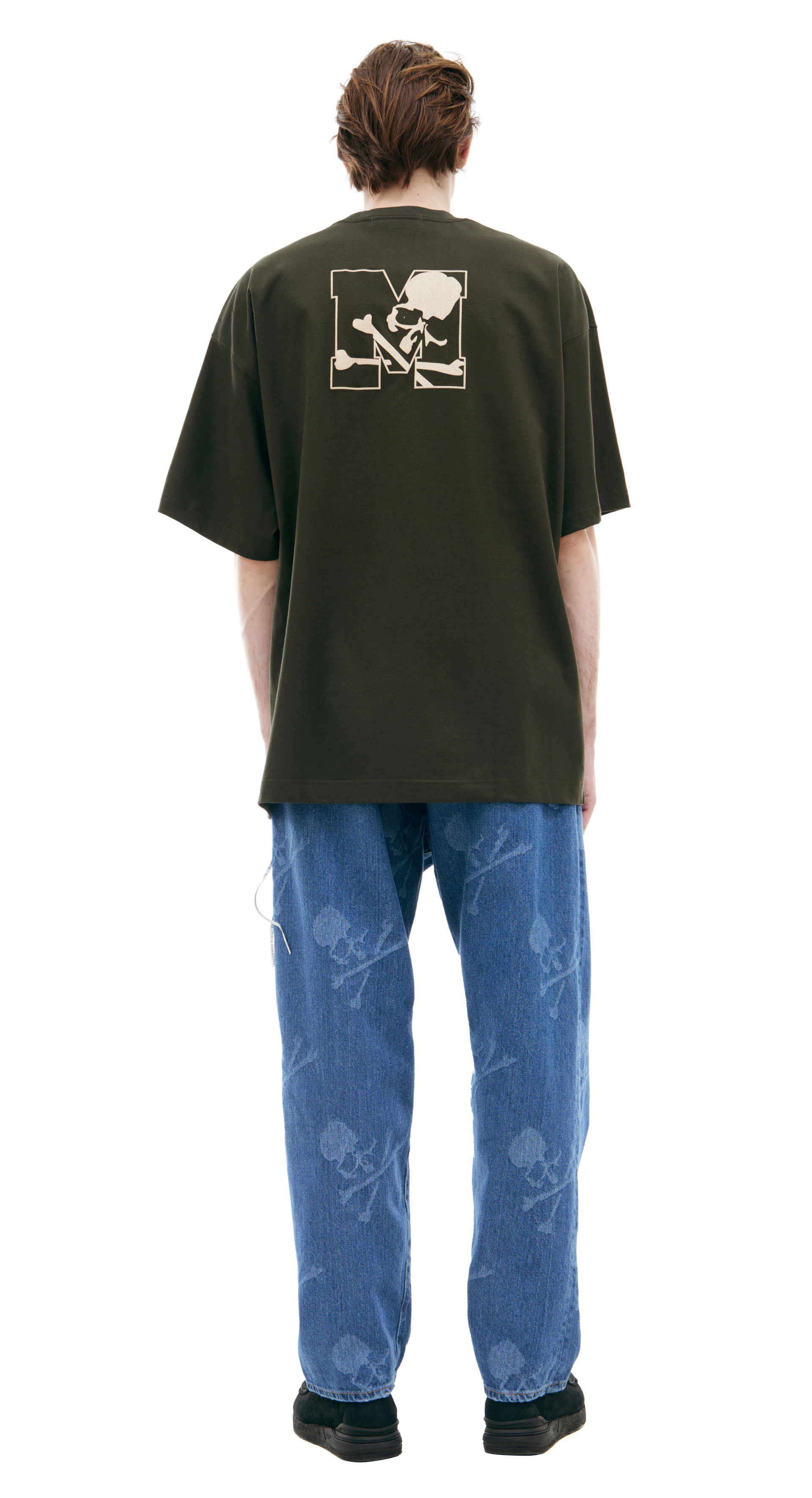 Mastermind WORLD Хаки футболка с логотипом