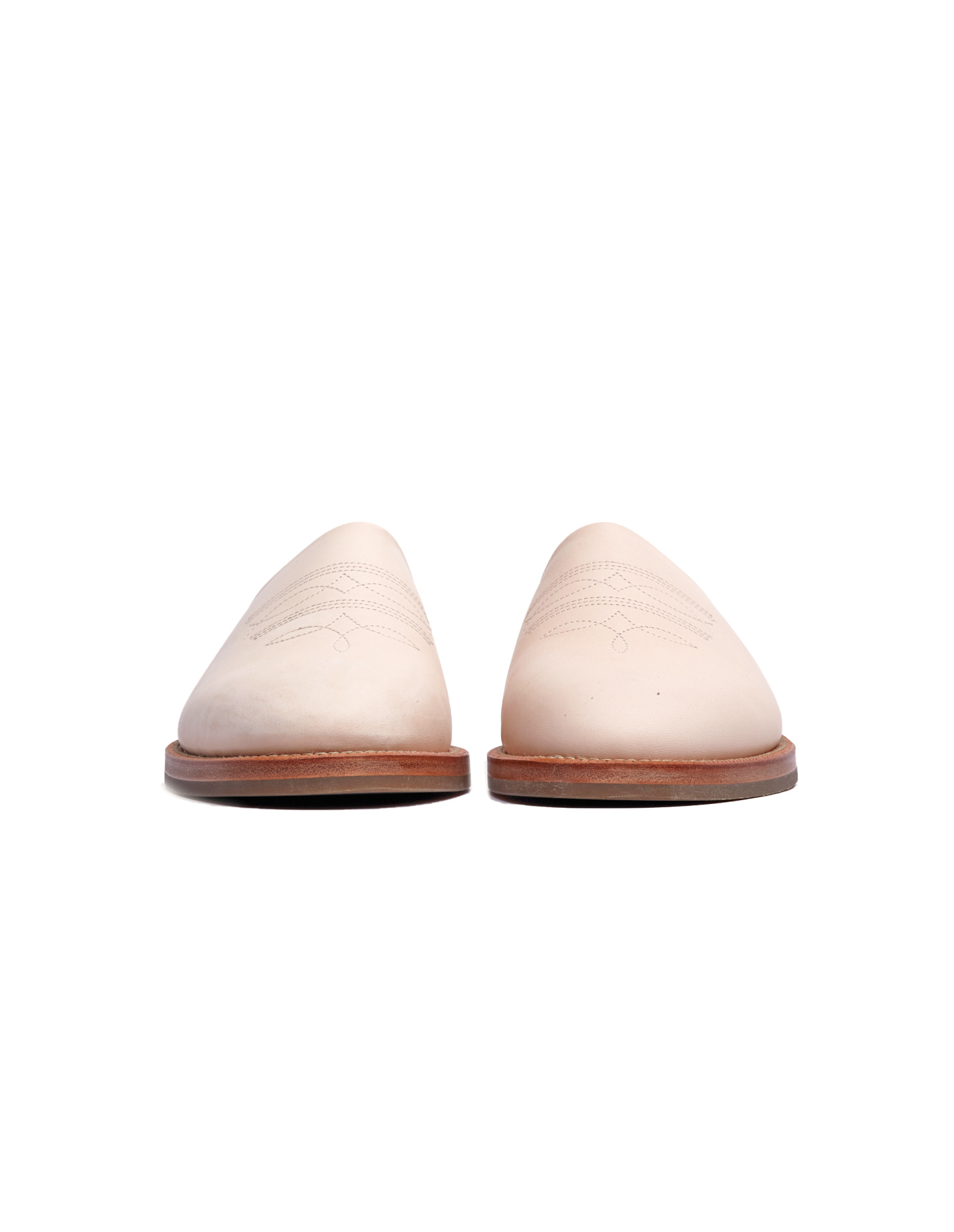 Hender Scheme Мюли Cheak из кожи с вышивкой