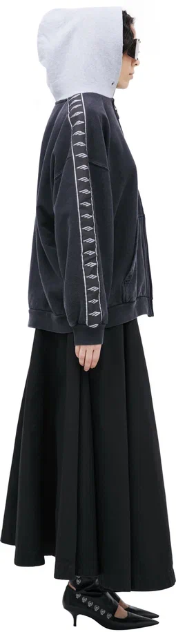 Balenciaga Черная юбка макси