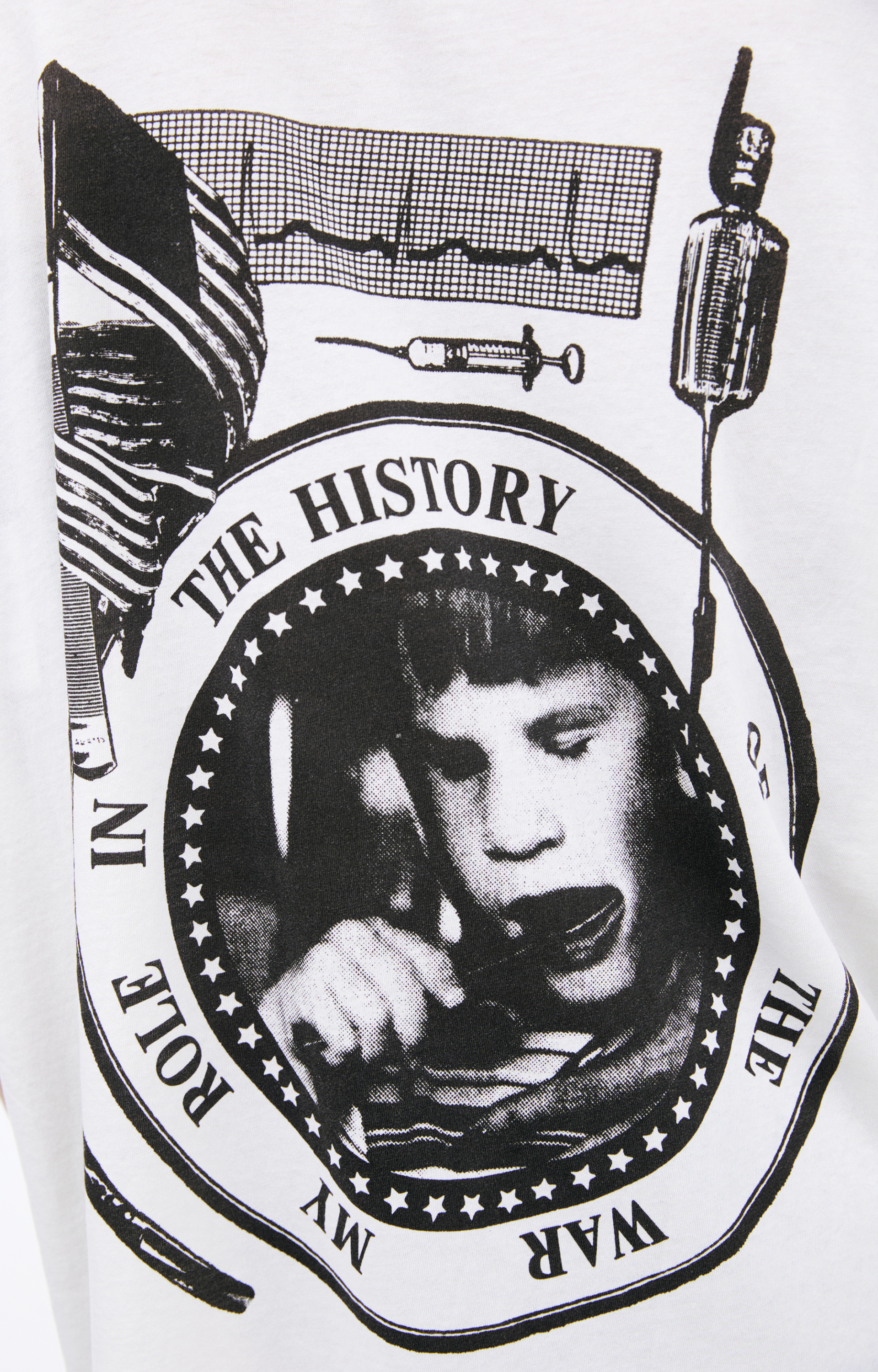 Enfants Riches Déprimés Белая футболка с принтами