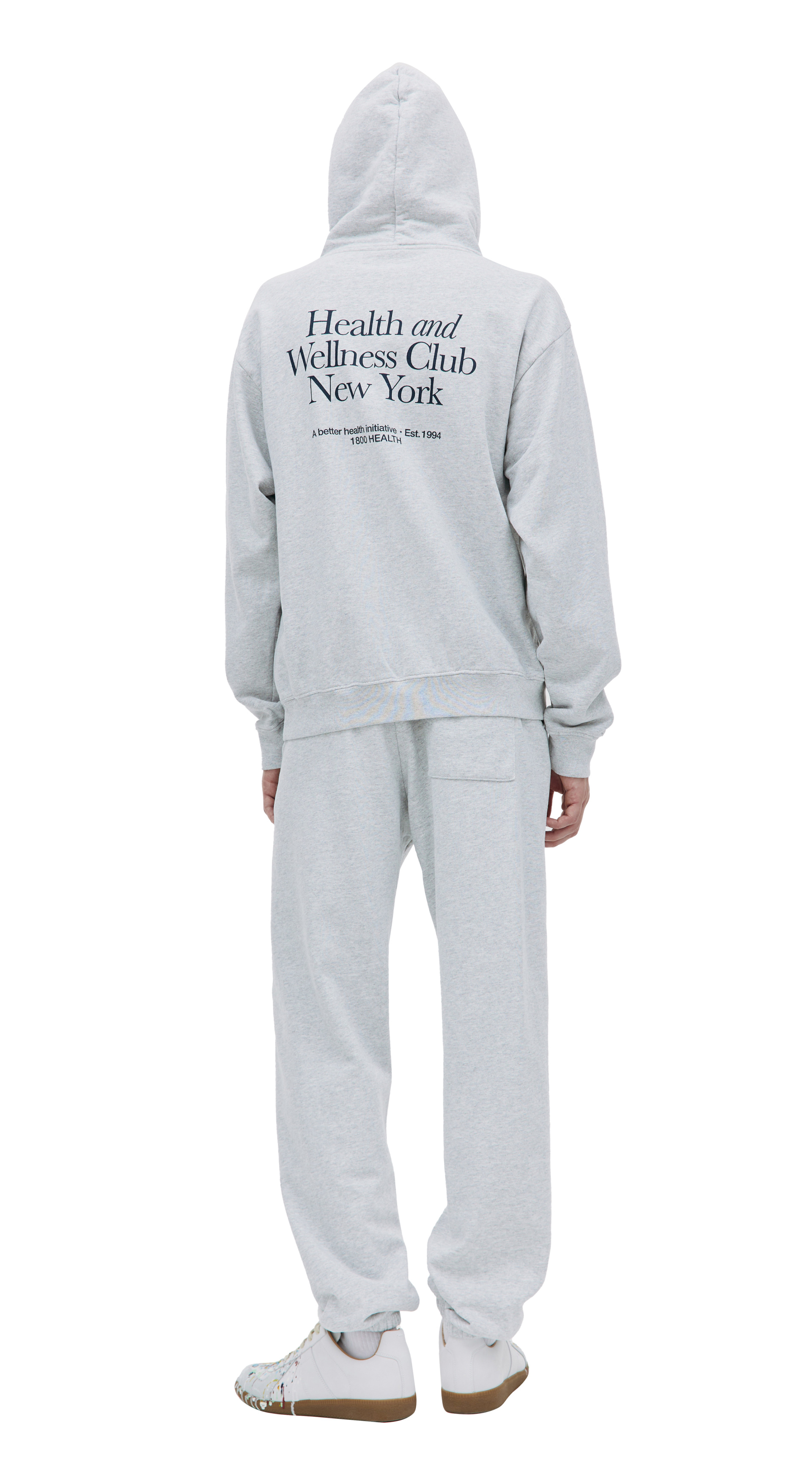 SPORTY & RICH Худи с принтом \'Health & Wellness Club\'