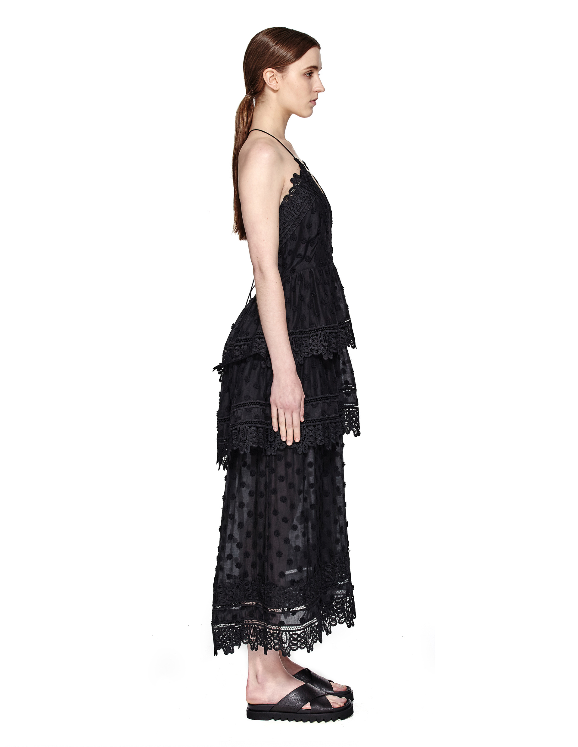 Self-Portrait Платье из хлопка и тенсела