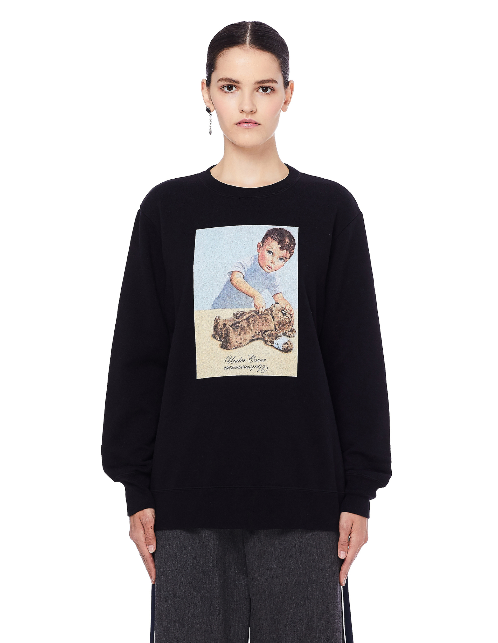 Undercover Хлопковый свитшот с принтом