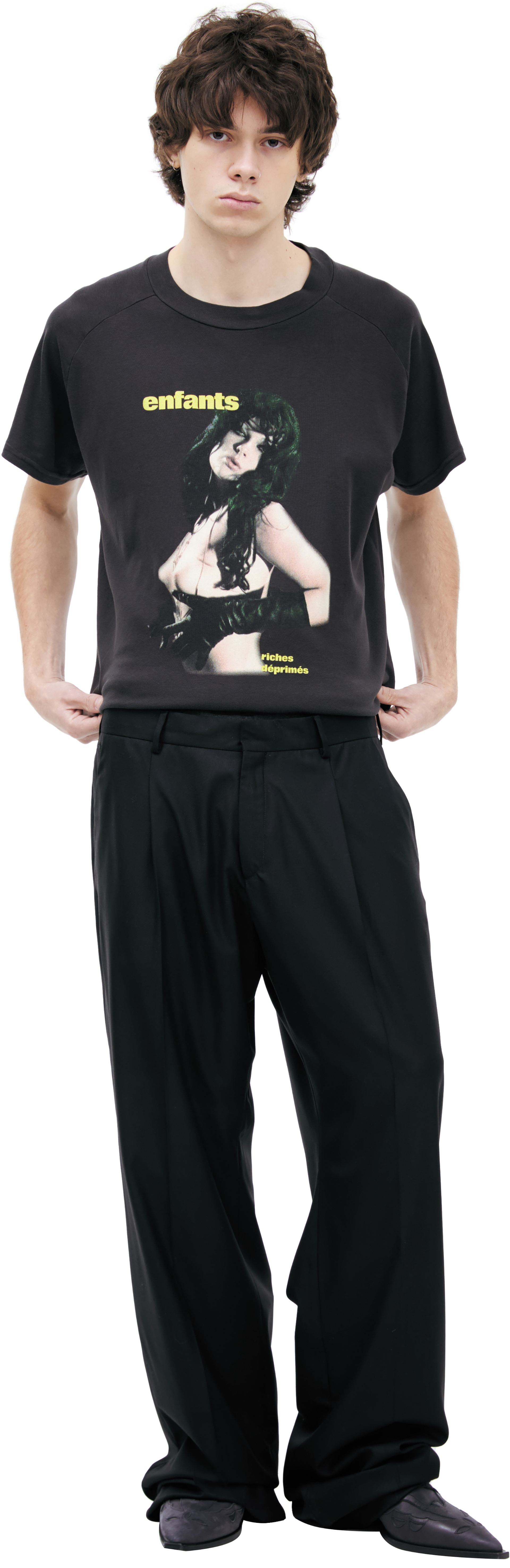 Enfants Riches Déprimés Черные брюки из шерсти