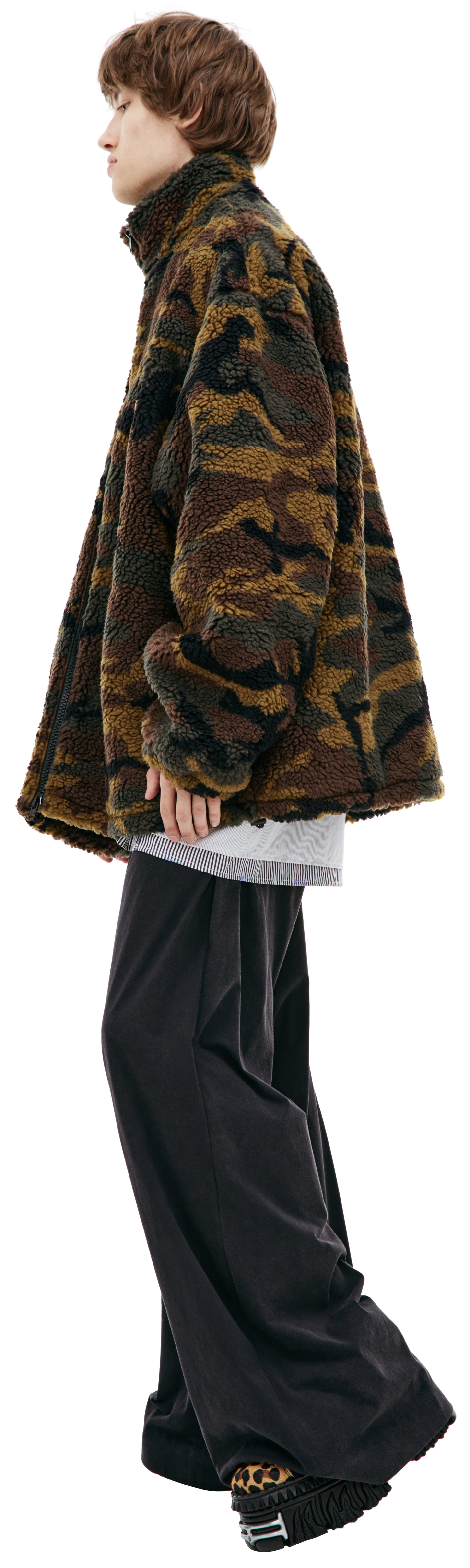 VETEMENTS Флисовая куртка на молнии