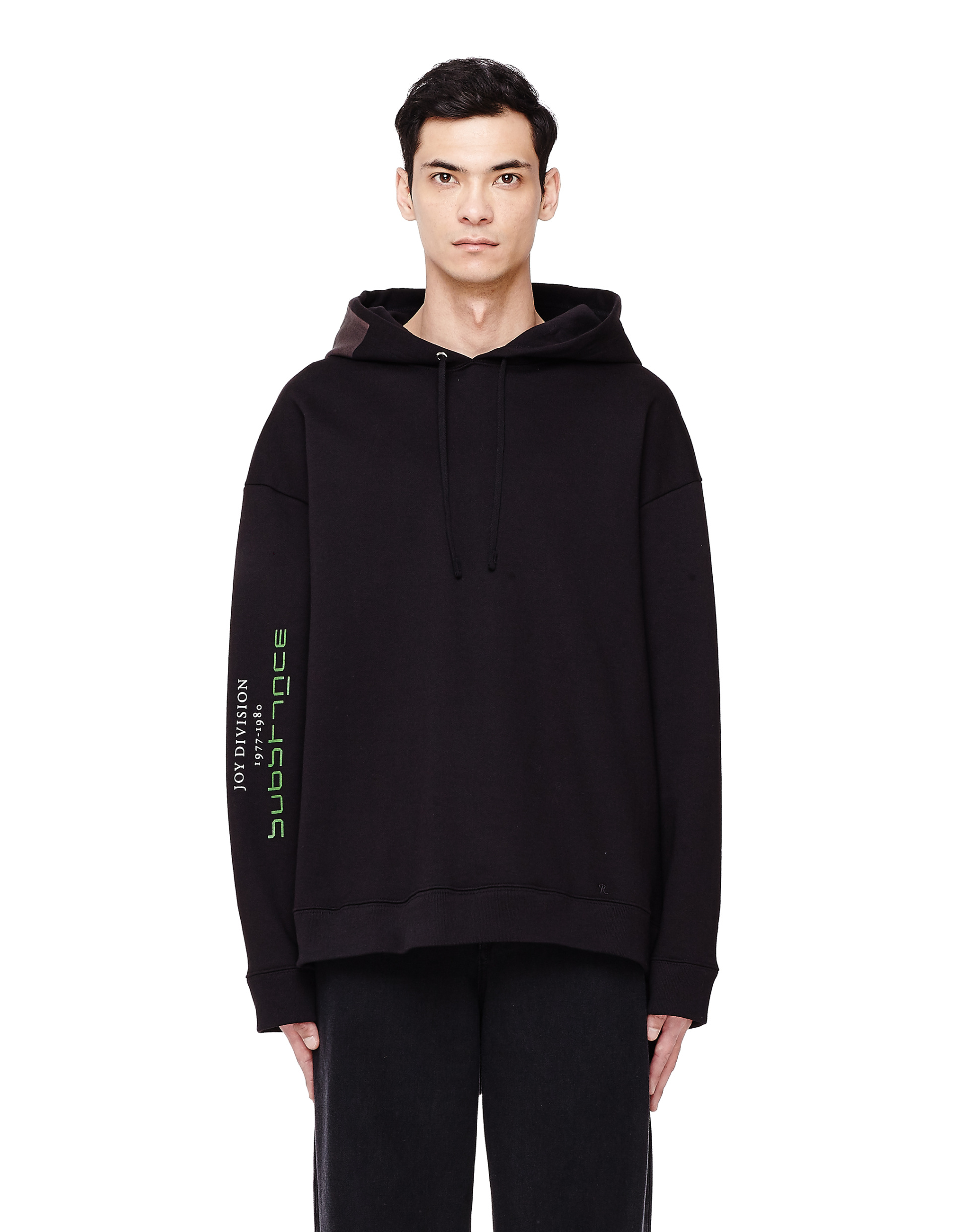 Raf Simons Толстовка с принтом на капюшоне