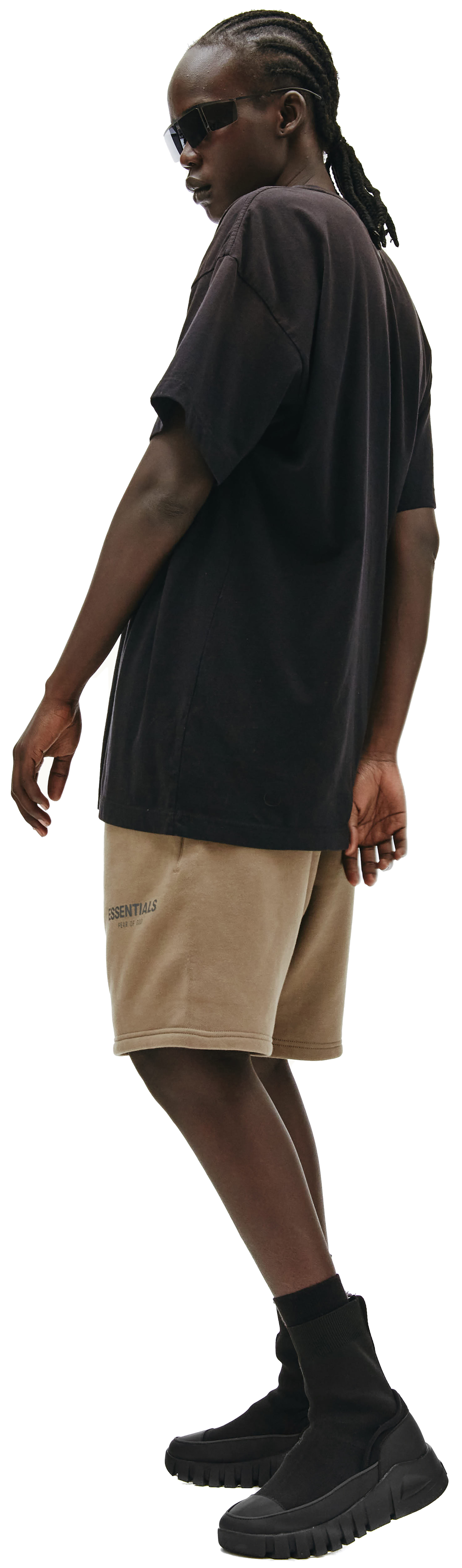 Fear of God Футболка с бархатным принтом Baseball