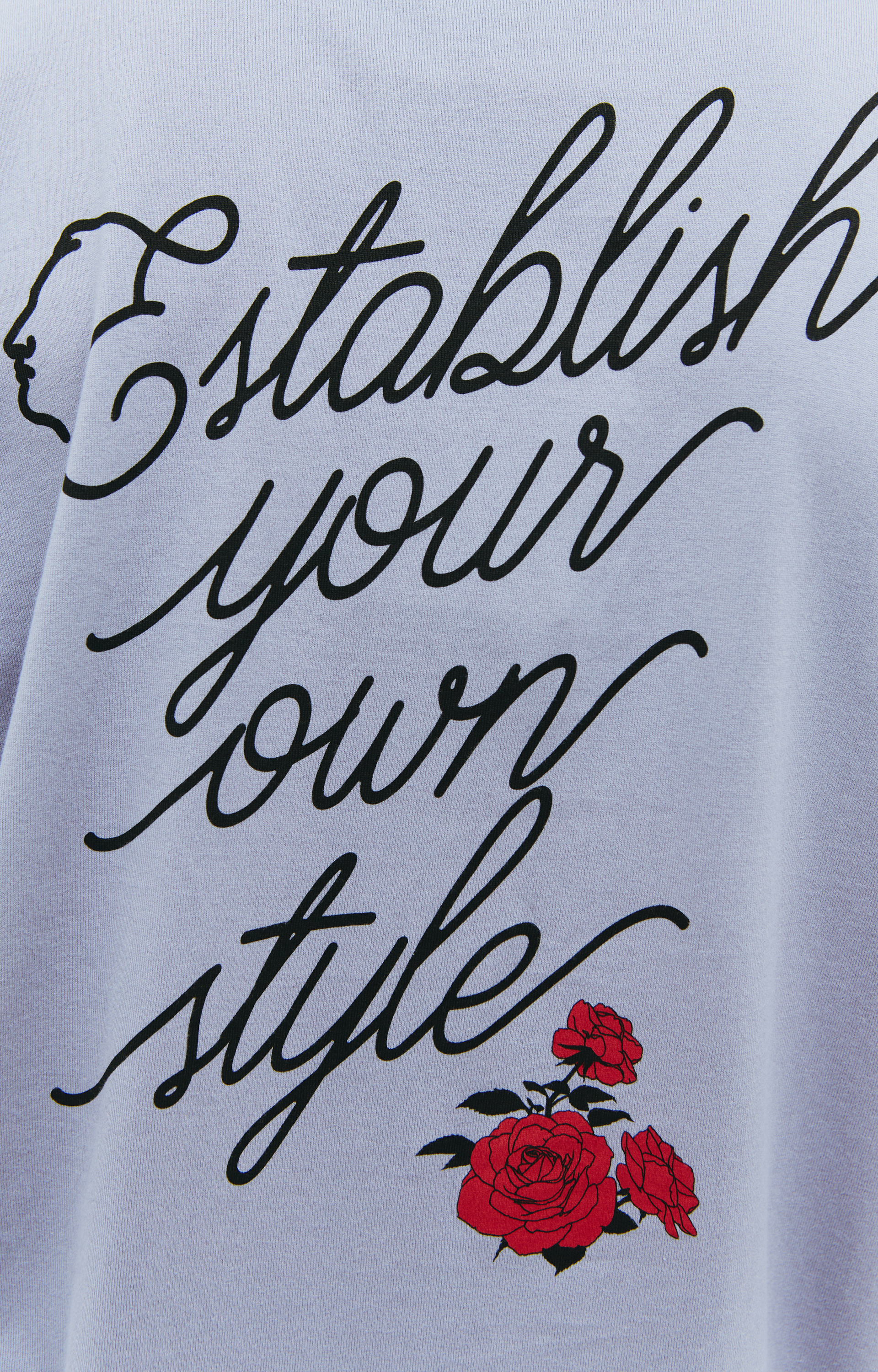 Undercover Оверсайз лонгслив с принтом