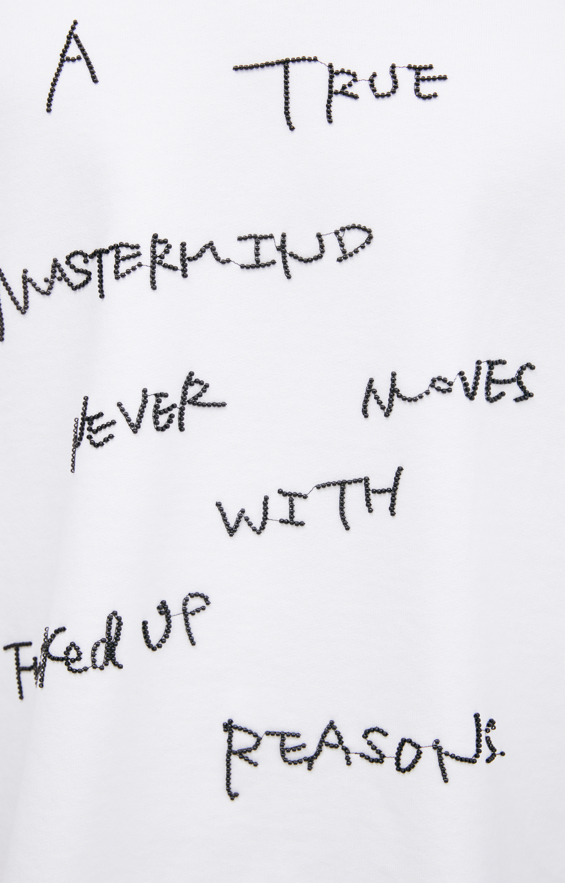 Mastermind WORLD Футболка с вышитым логотипом