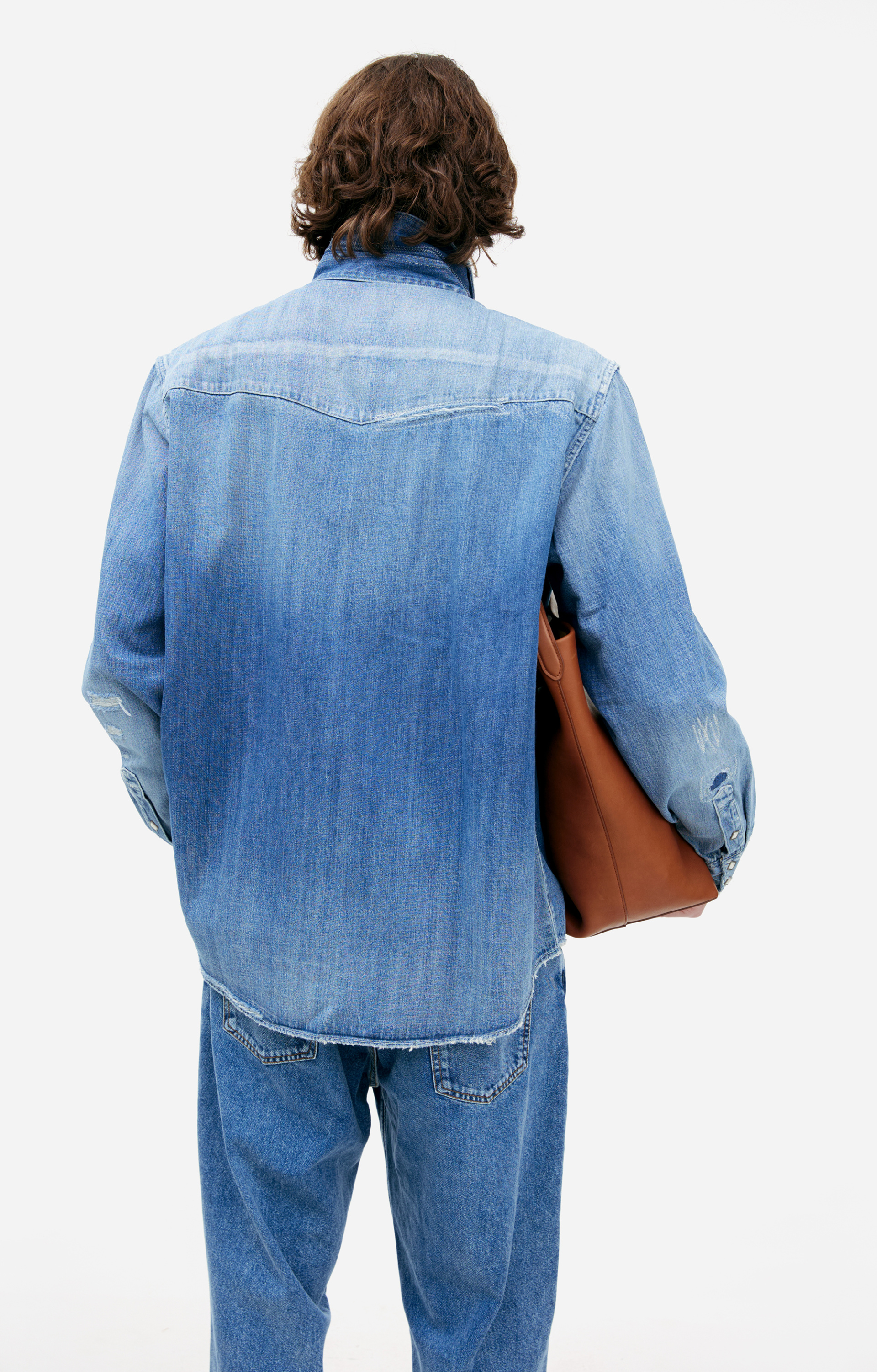 visvim Джинсовая куртка на пуговицах