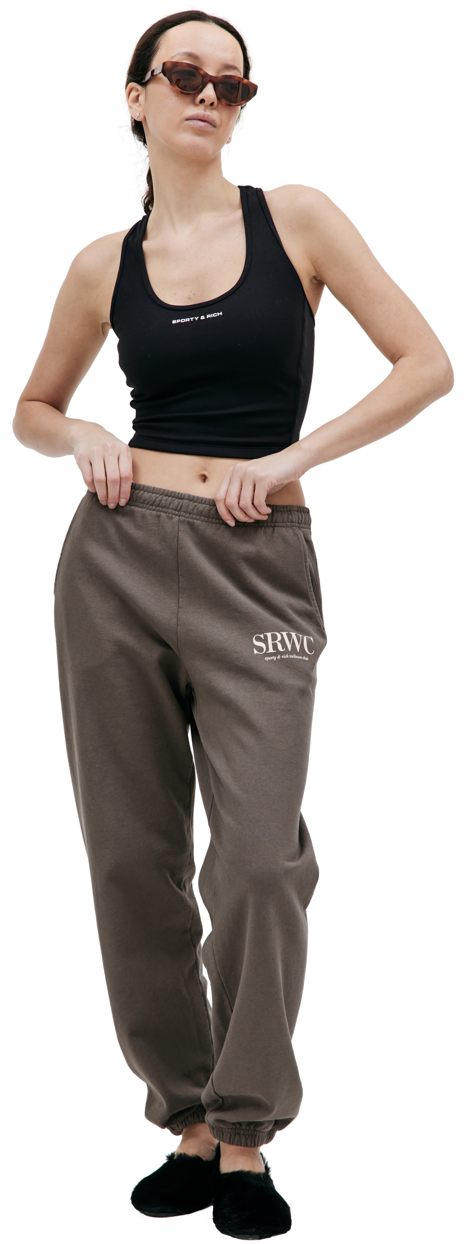 SPORTY & RICH Спортивный топ SR Bold