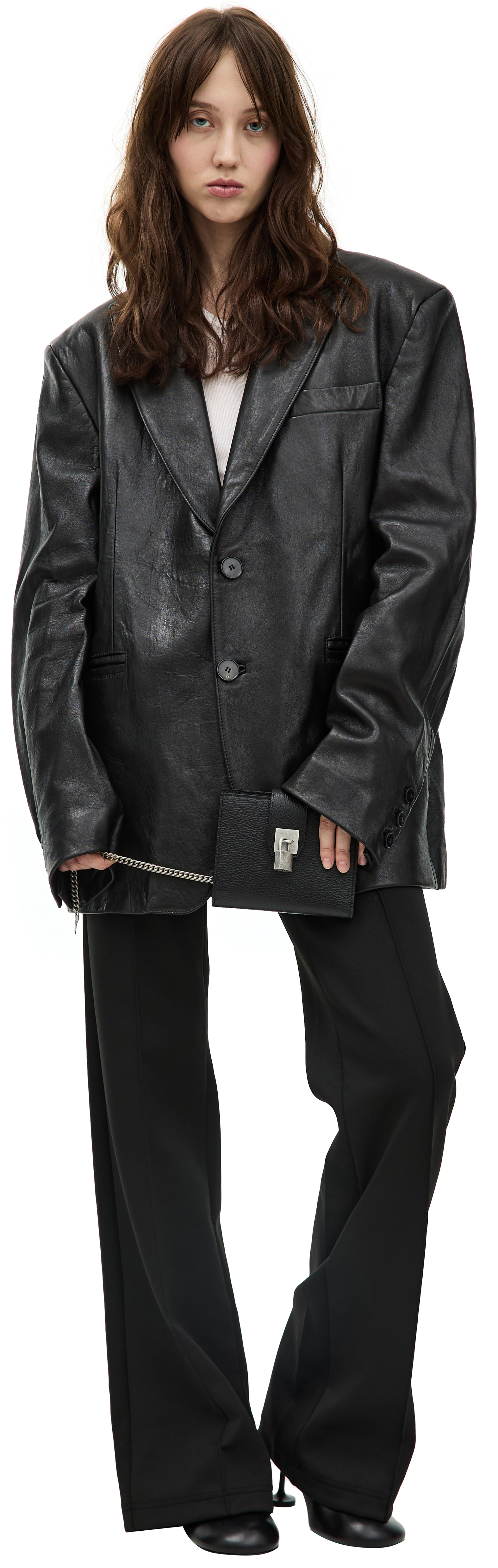 Enfants Riches Déprimés Однобортный жакет из кожи