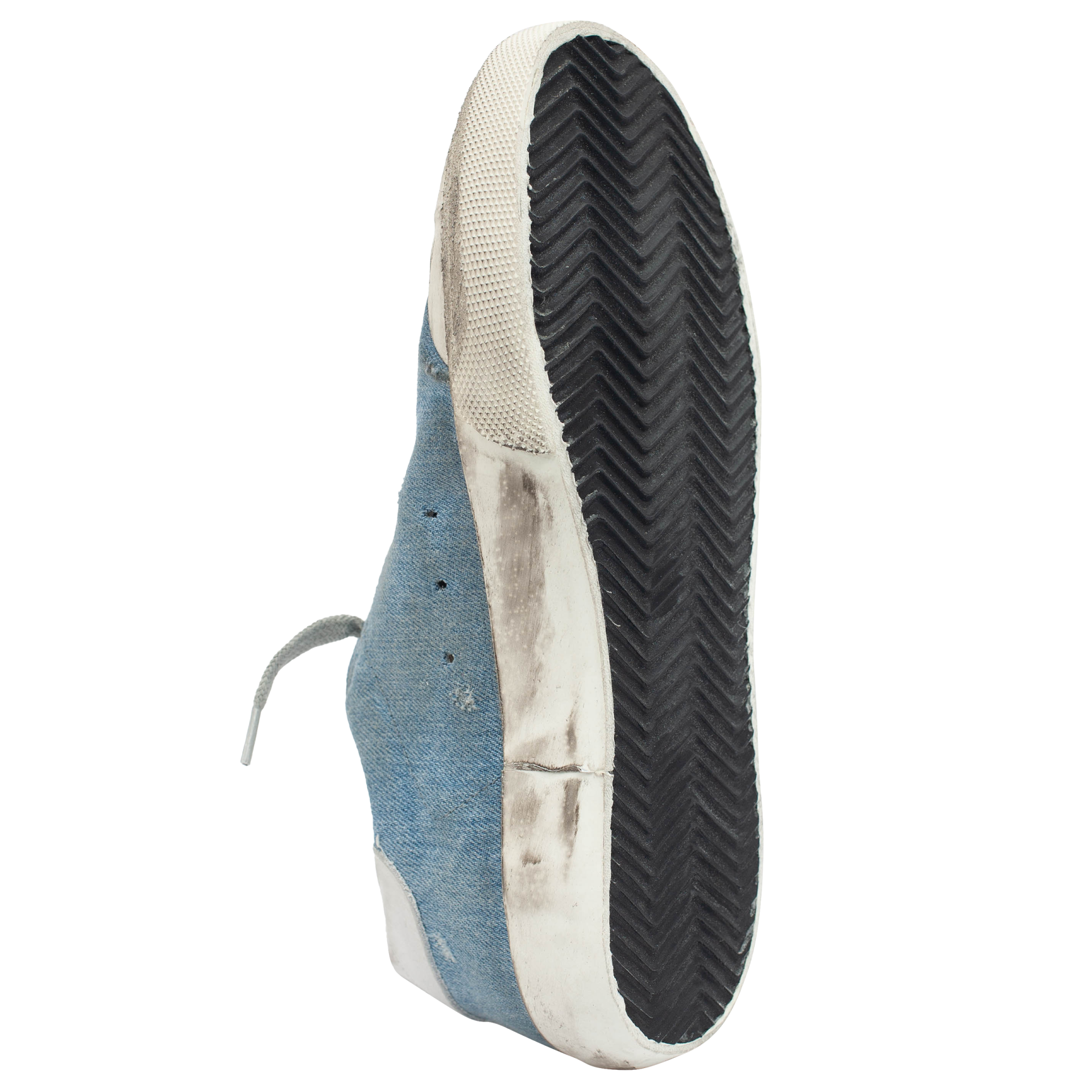 Golden Goose Кеды Superstar Penstar из рваного денима