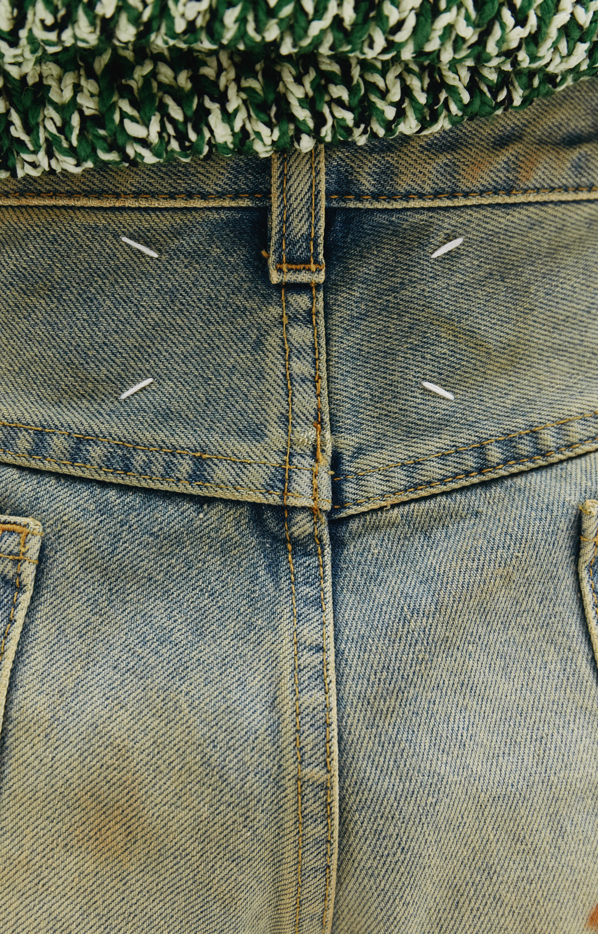 Maison Margiela Джинсы Memory of с винтажным эффектом