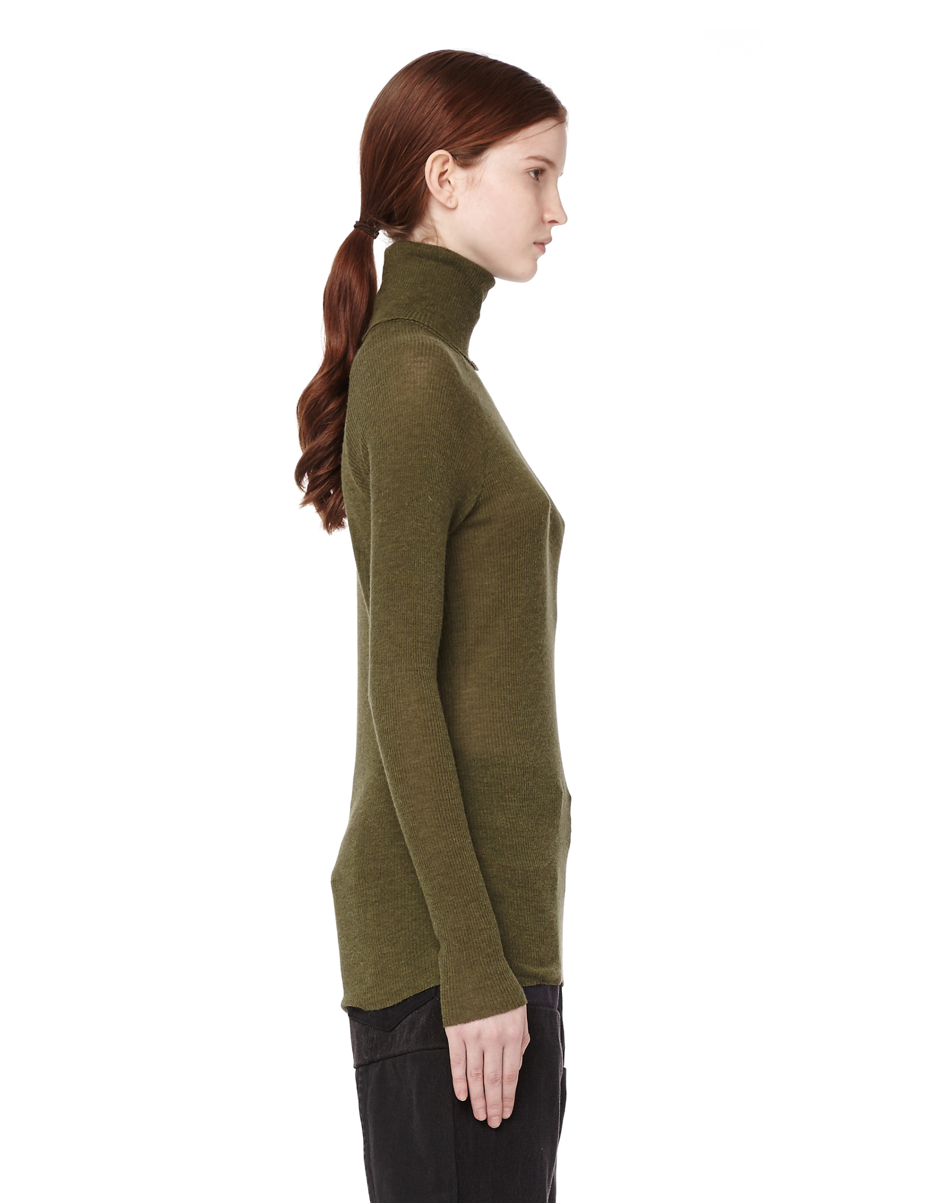 Haider Ackermann Водолазка из шерсти и вискозы