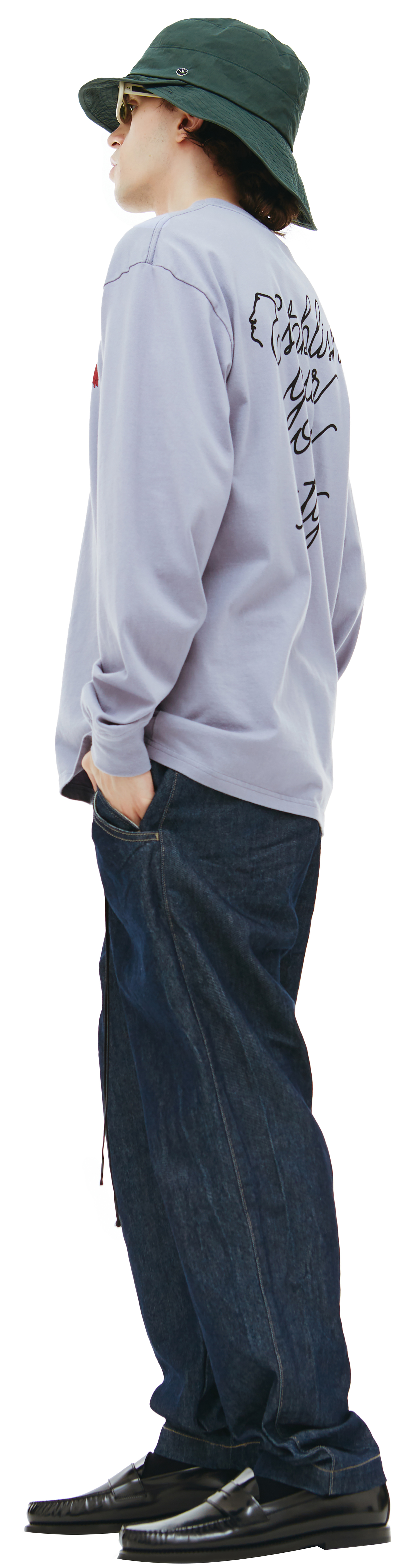 Undercover Оверсайз лонгслив с принтом