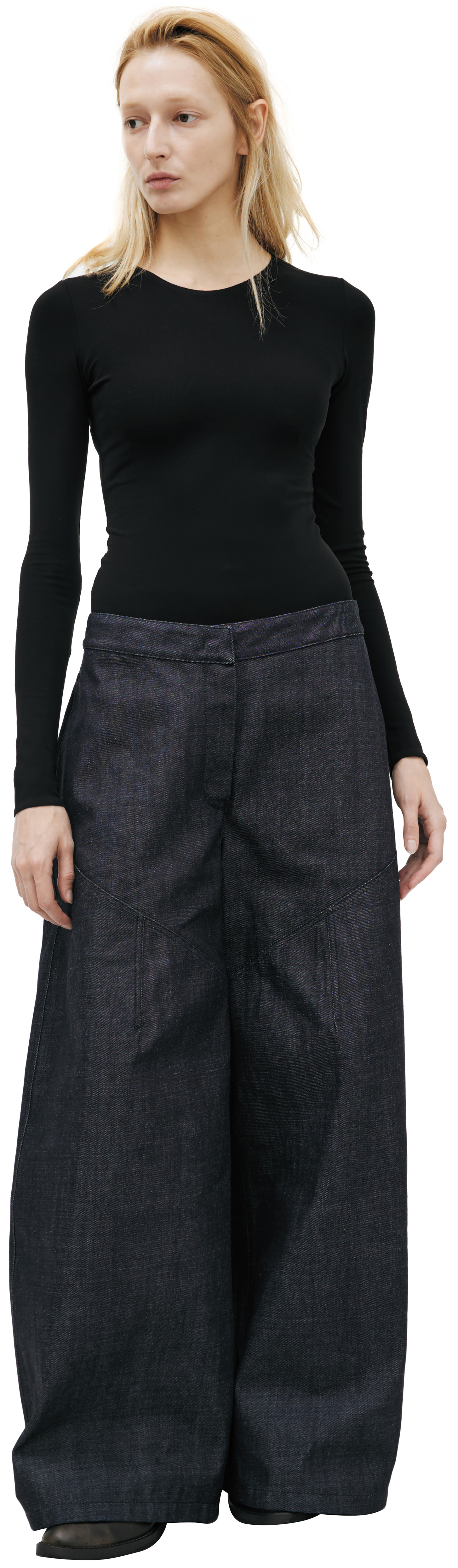 Jil Sander Широкие джинсы