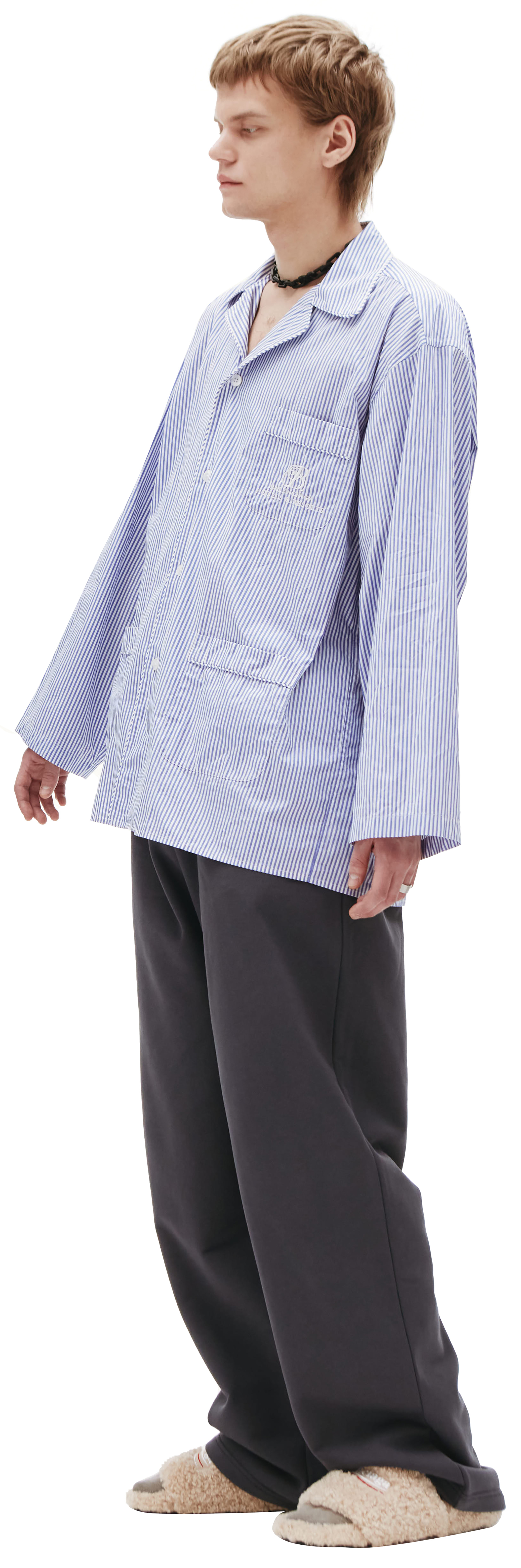 Balenciaga Пижамная рубашка в полоску