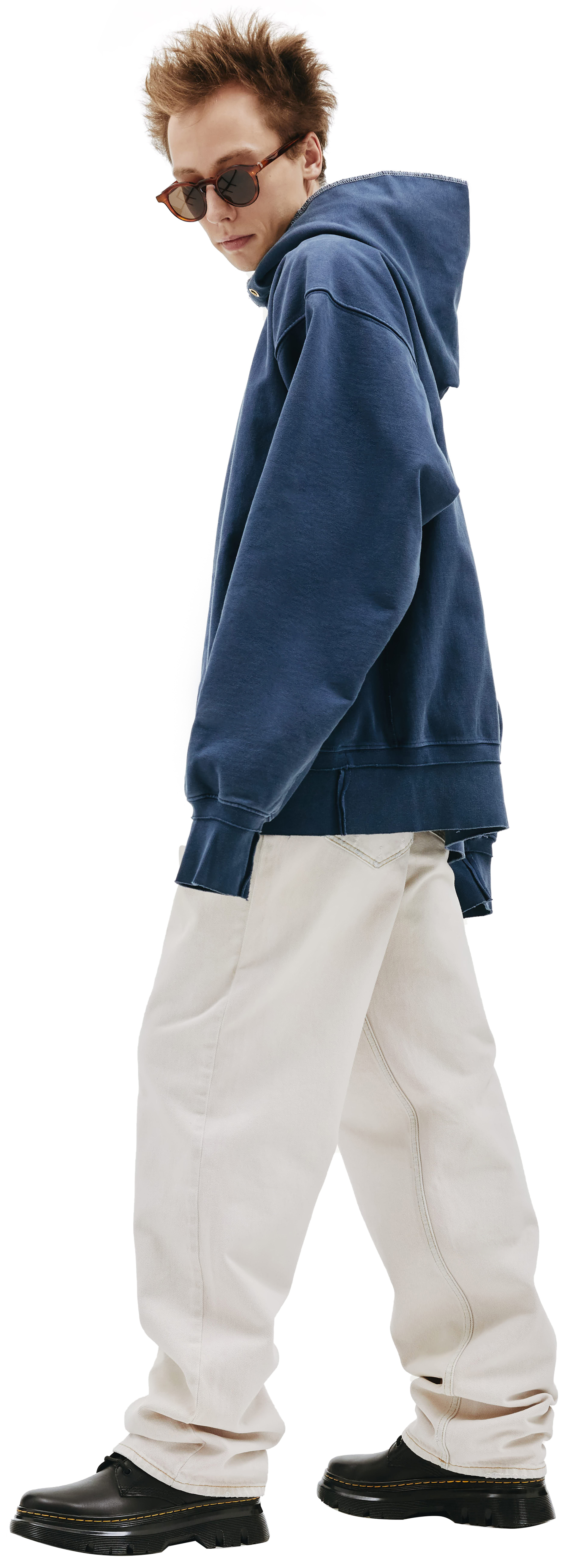 Maison Margiela Худи из хлопка с патчем