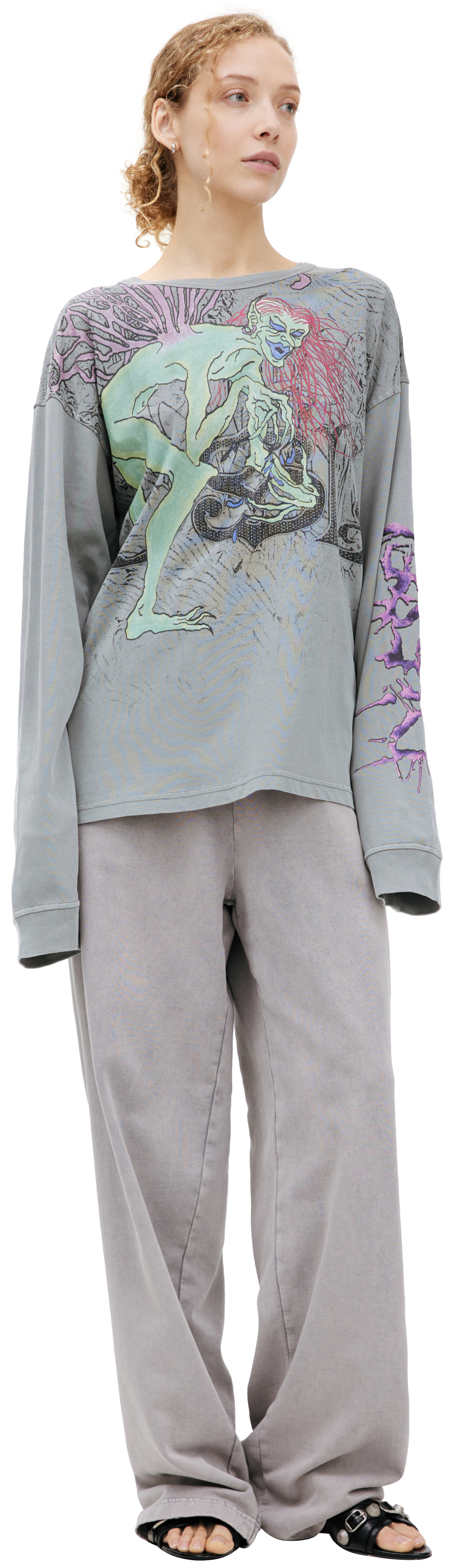 Diesel Лонгслив с принтом