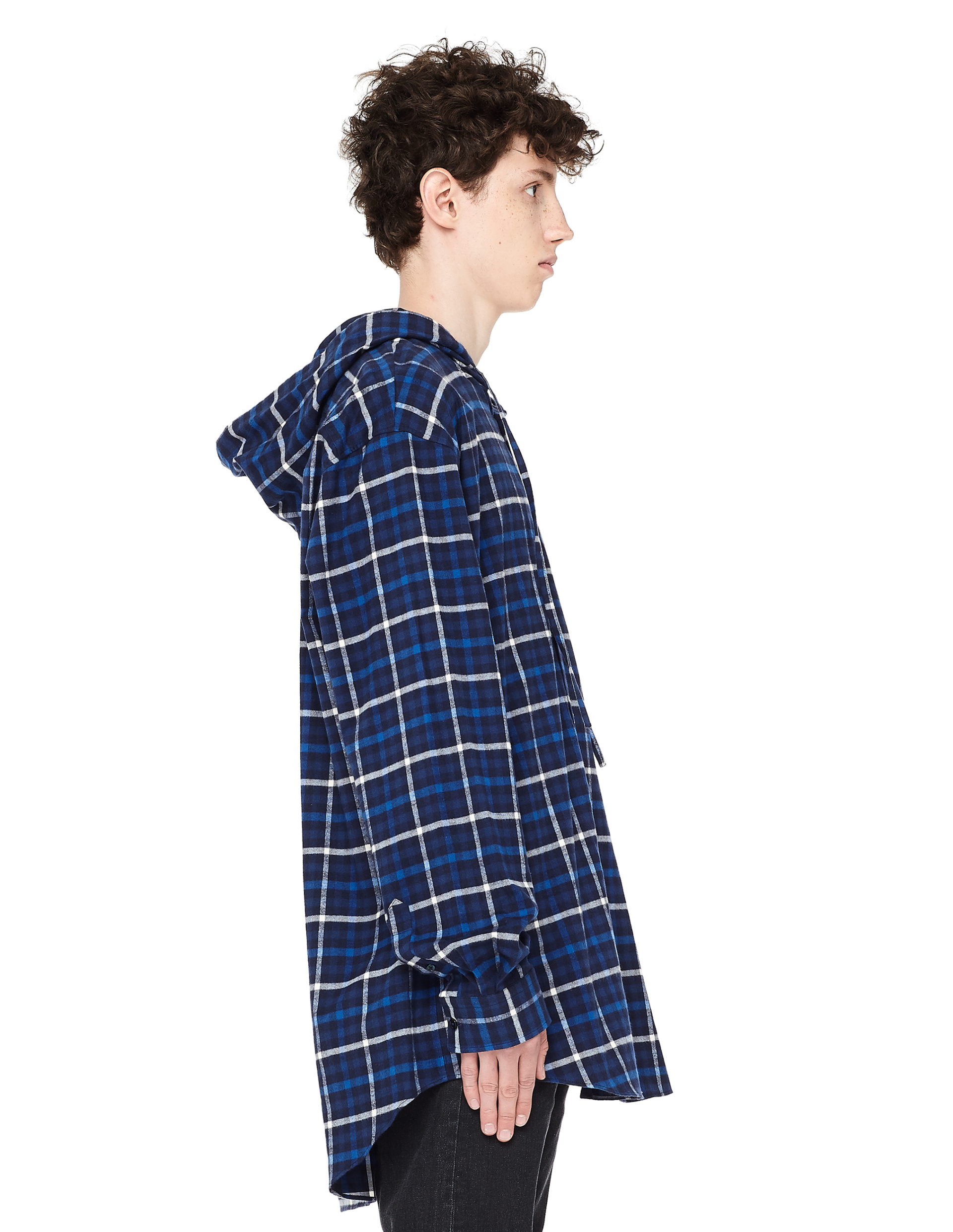 Balenciaga Хлопковая рубашка в клетку