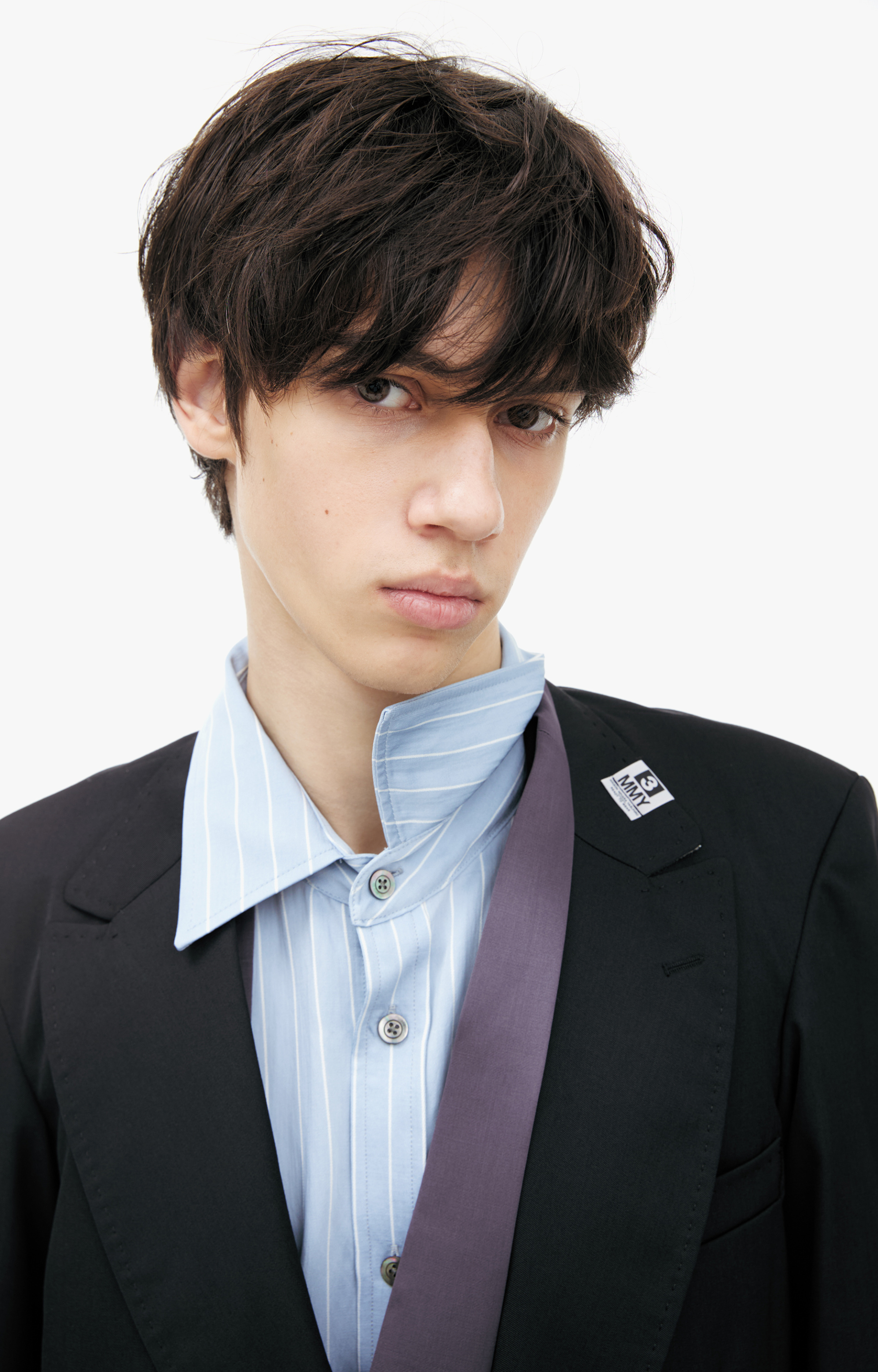 Maison Mihara Yasuhiro Пиджак с вшитой рубашкой