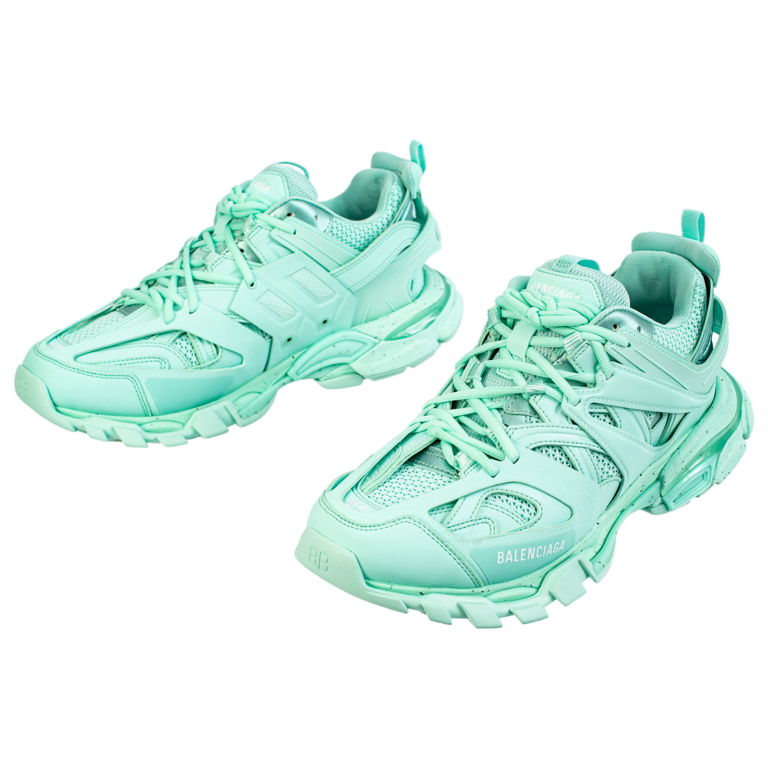 Balenciaga Кроссовки Track мятного цвета