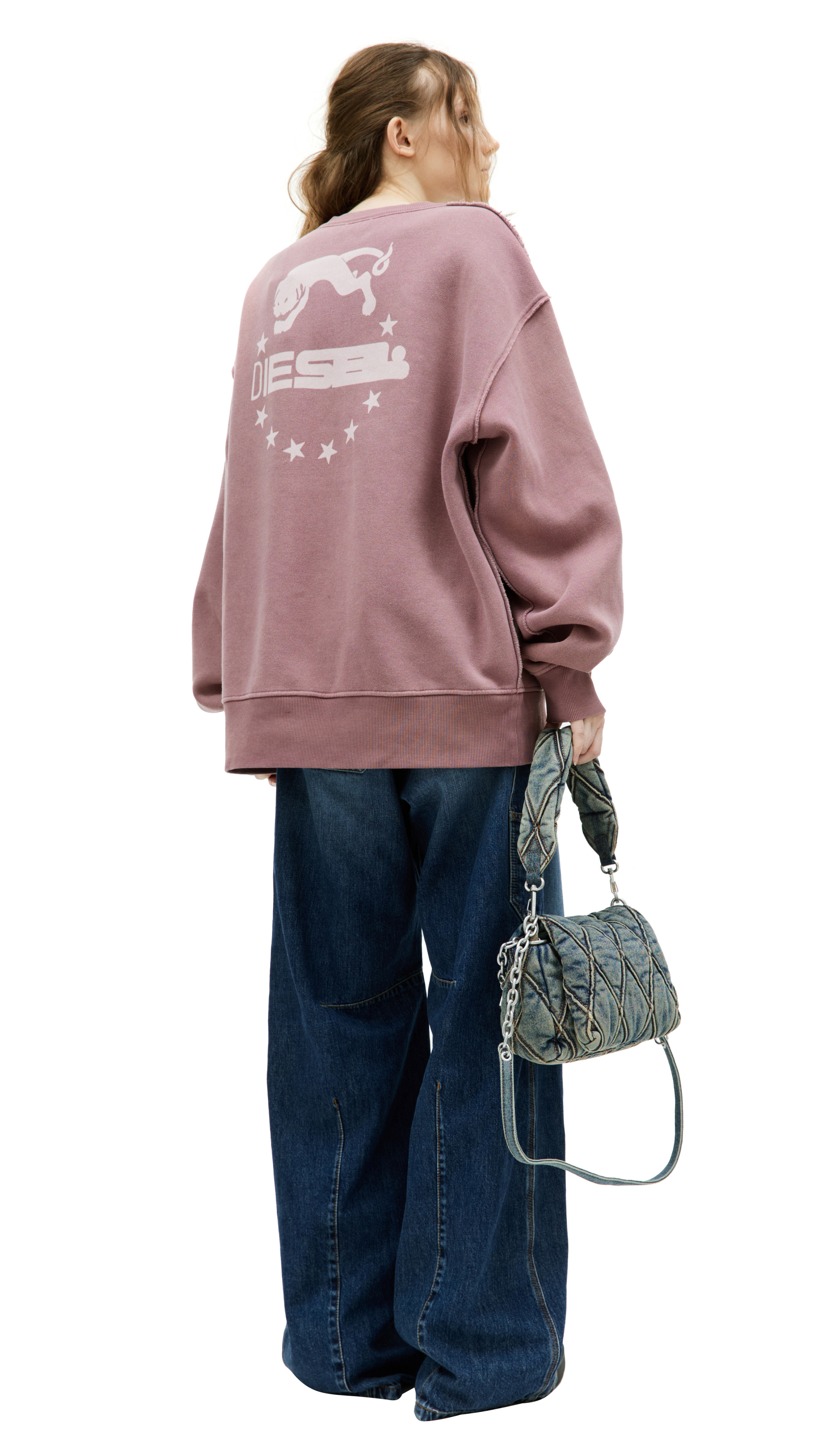 Diesel Свитшот S-Macs с принтом