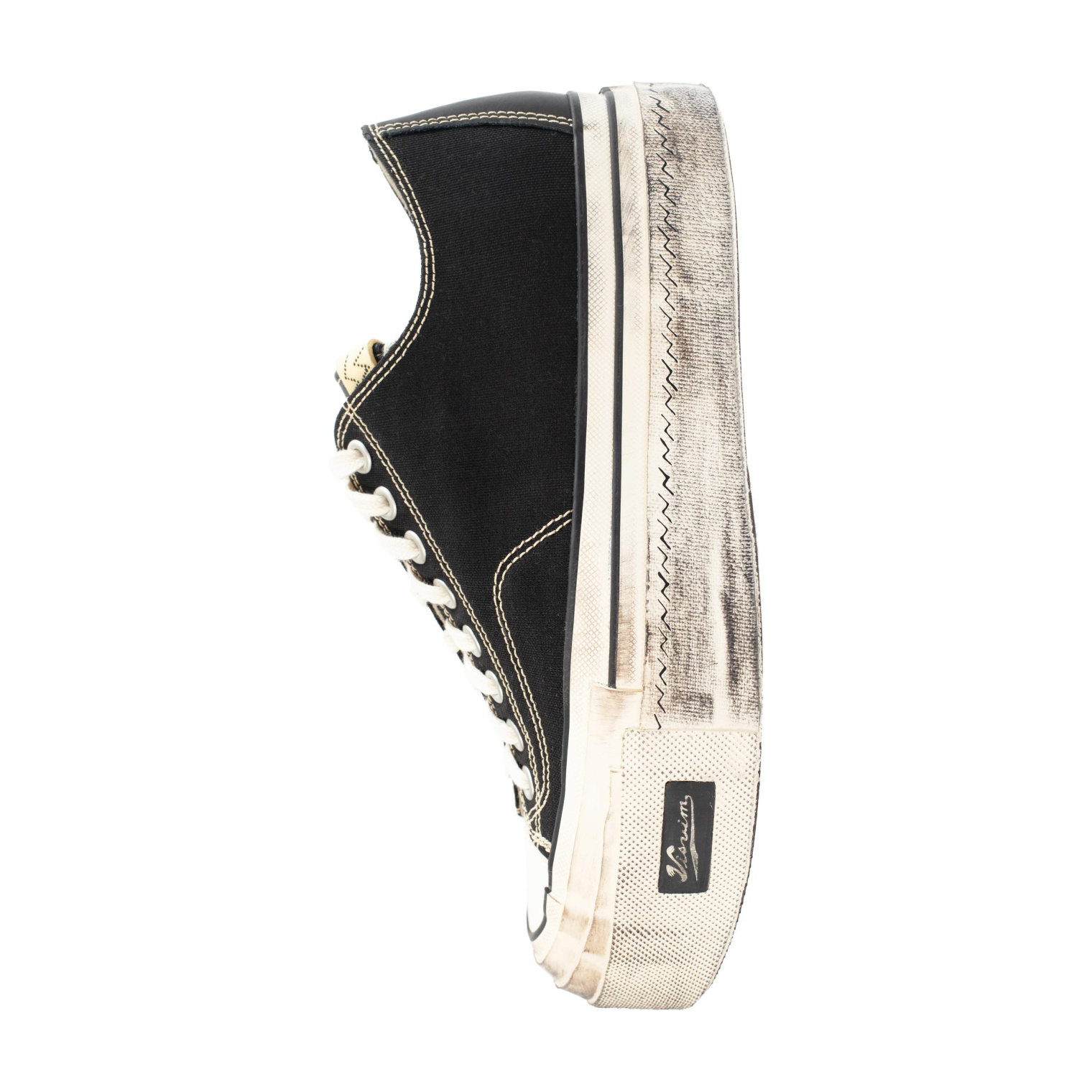 visvim Черные кеды Skagway на платформе