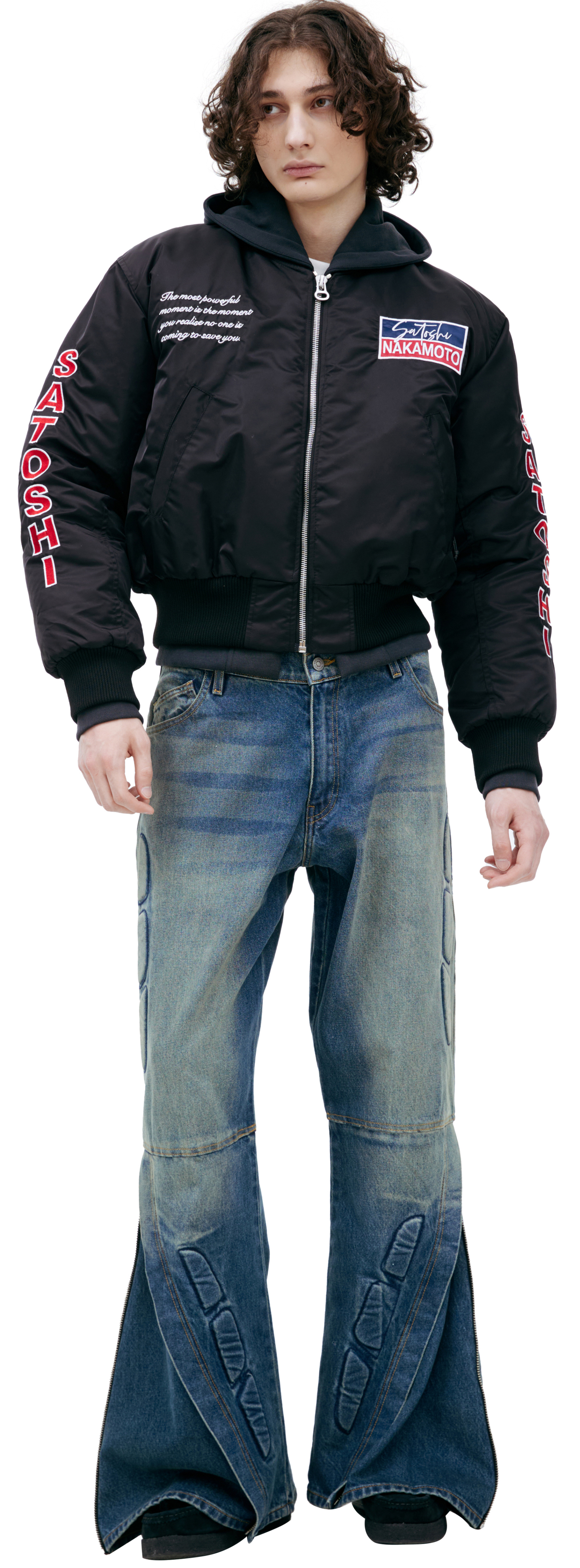 Satoshi Nakamoto Куртка с нашивками