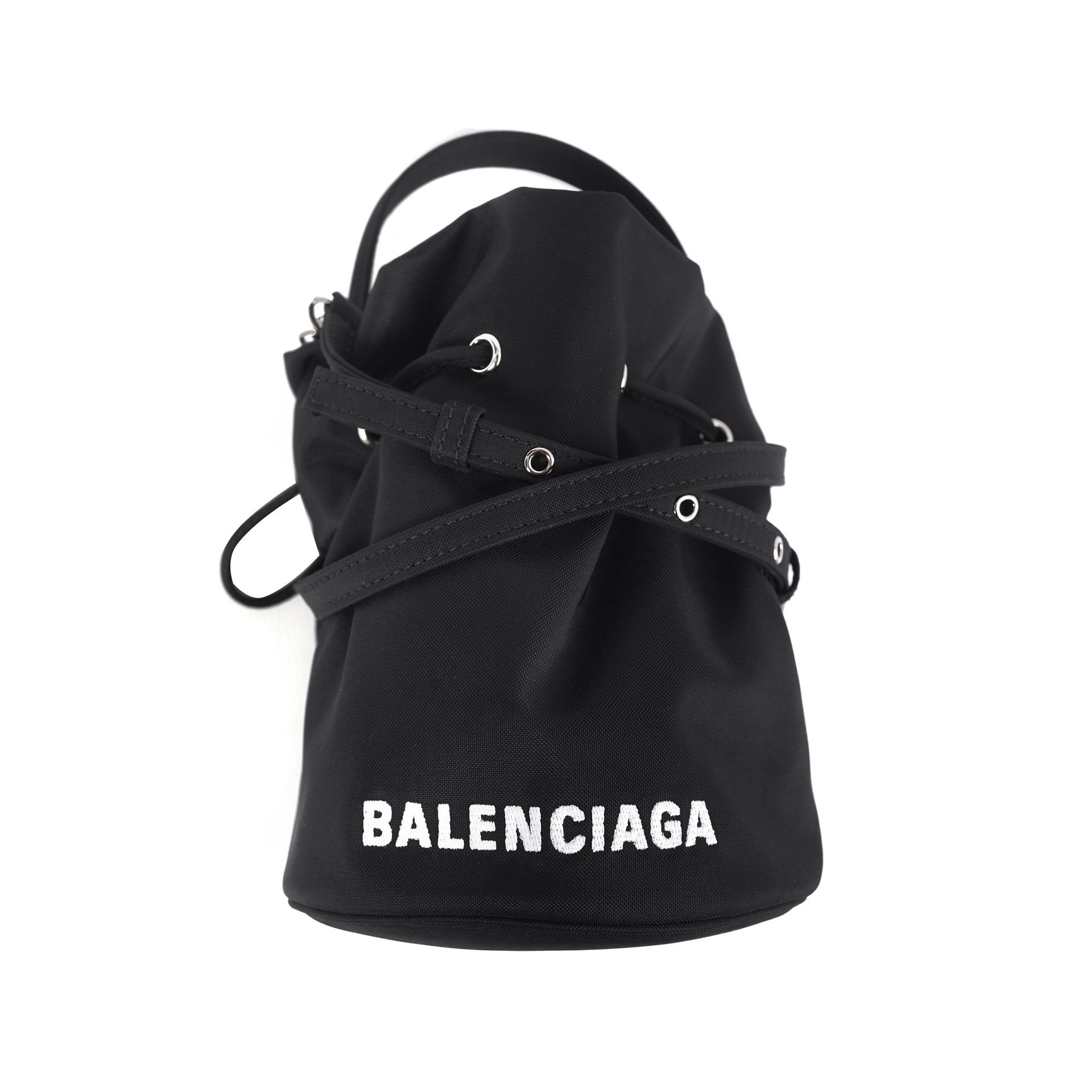 Balenciaga Черная сумка-ведро Wheel XS
