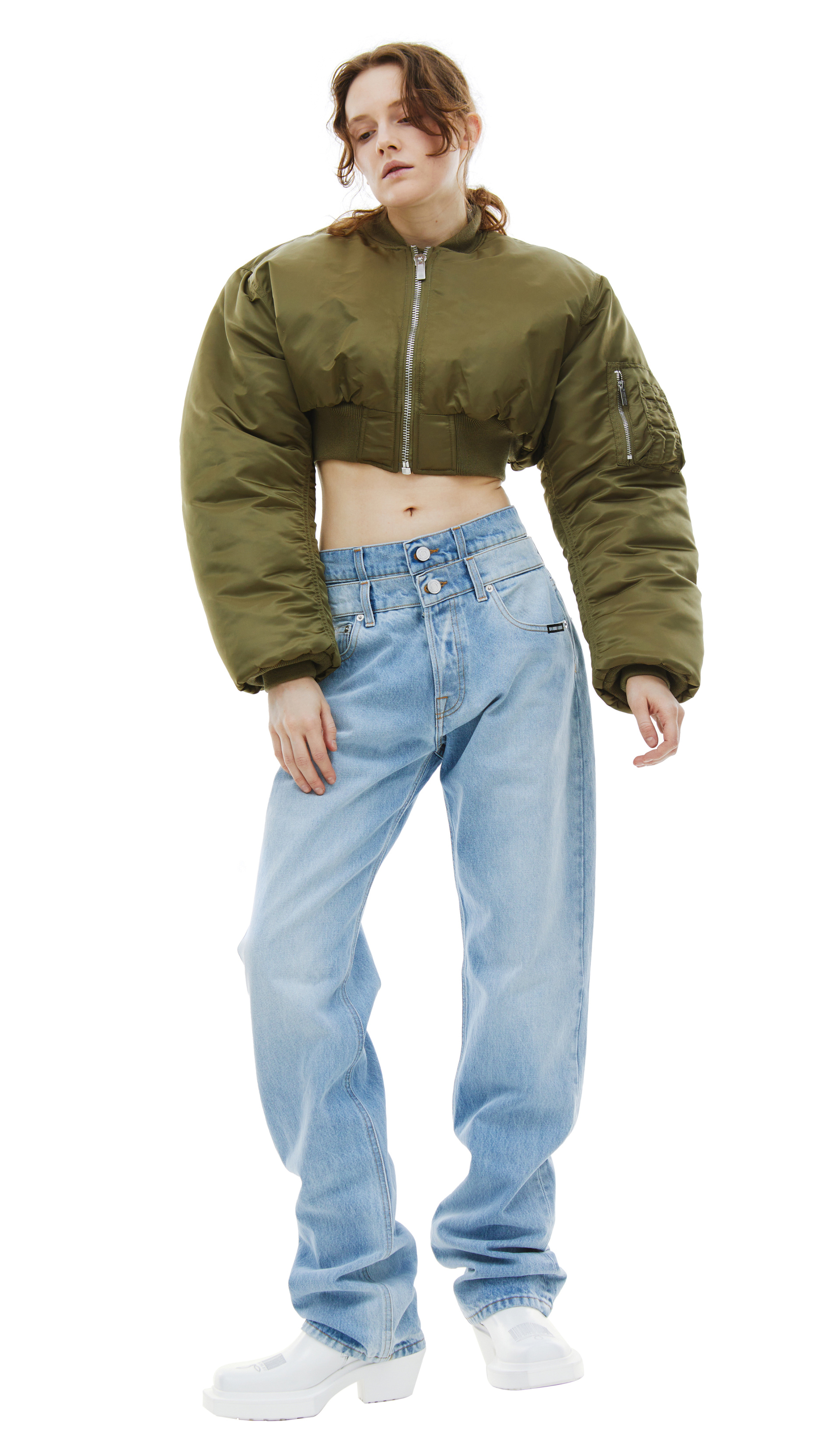 VTMNTS Джинсы с двойным поясом