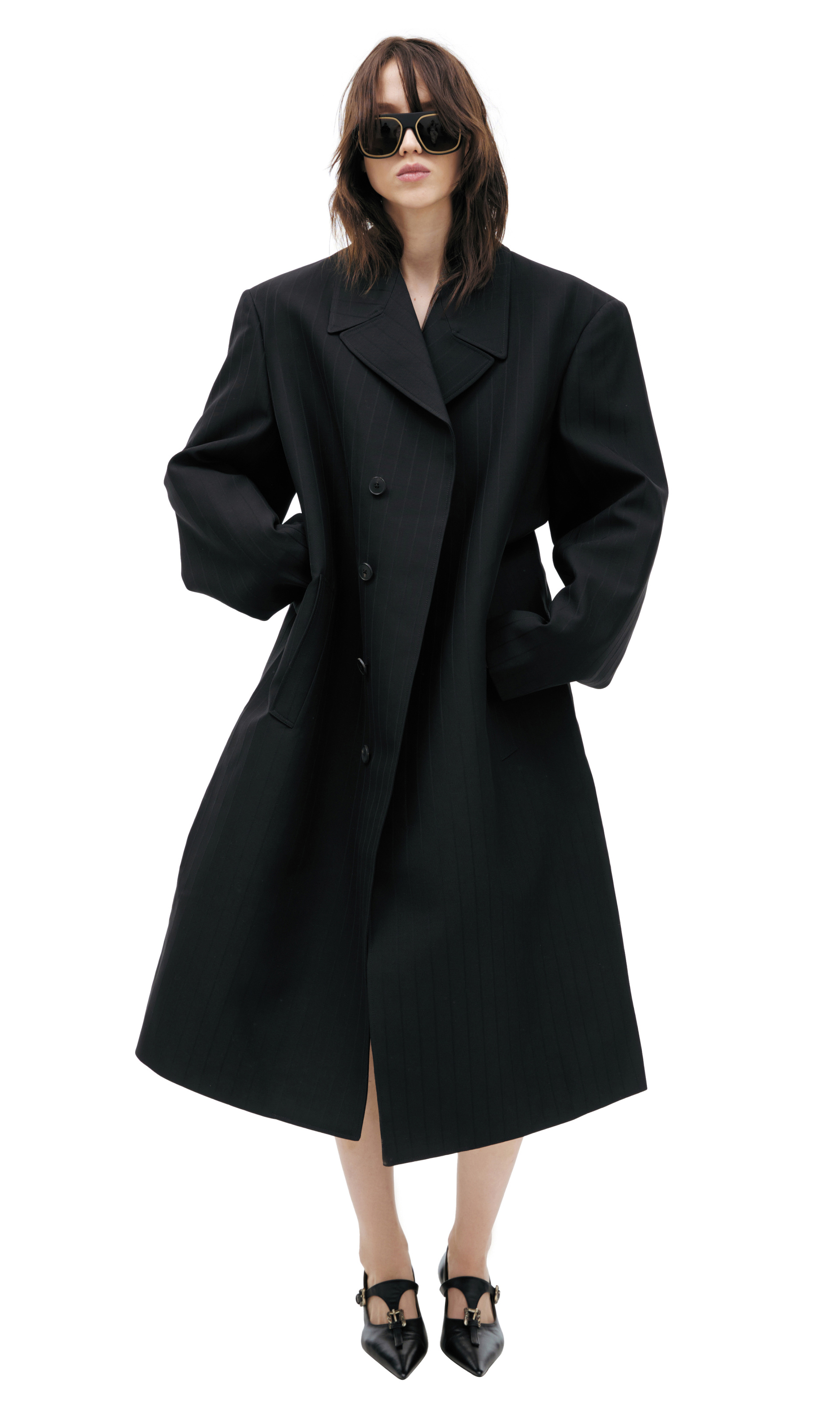 Enfants Riches Déprimés Костюмное пальто в полоску